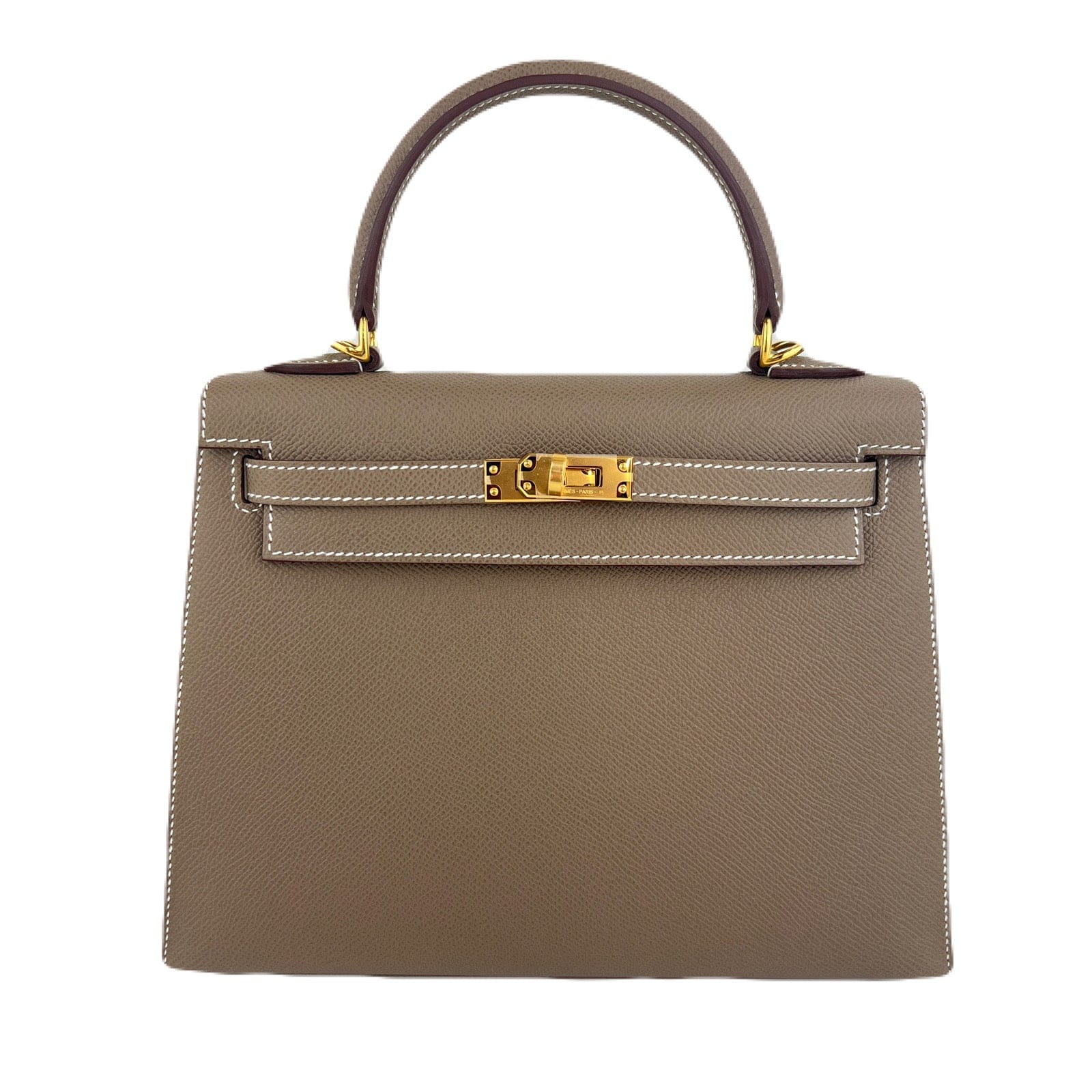 Hermès Kelly25 Etoupe Epsom GHW K B-334277