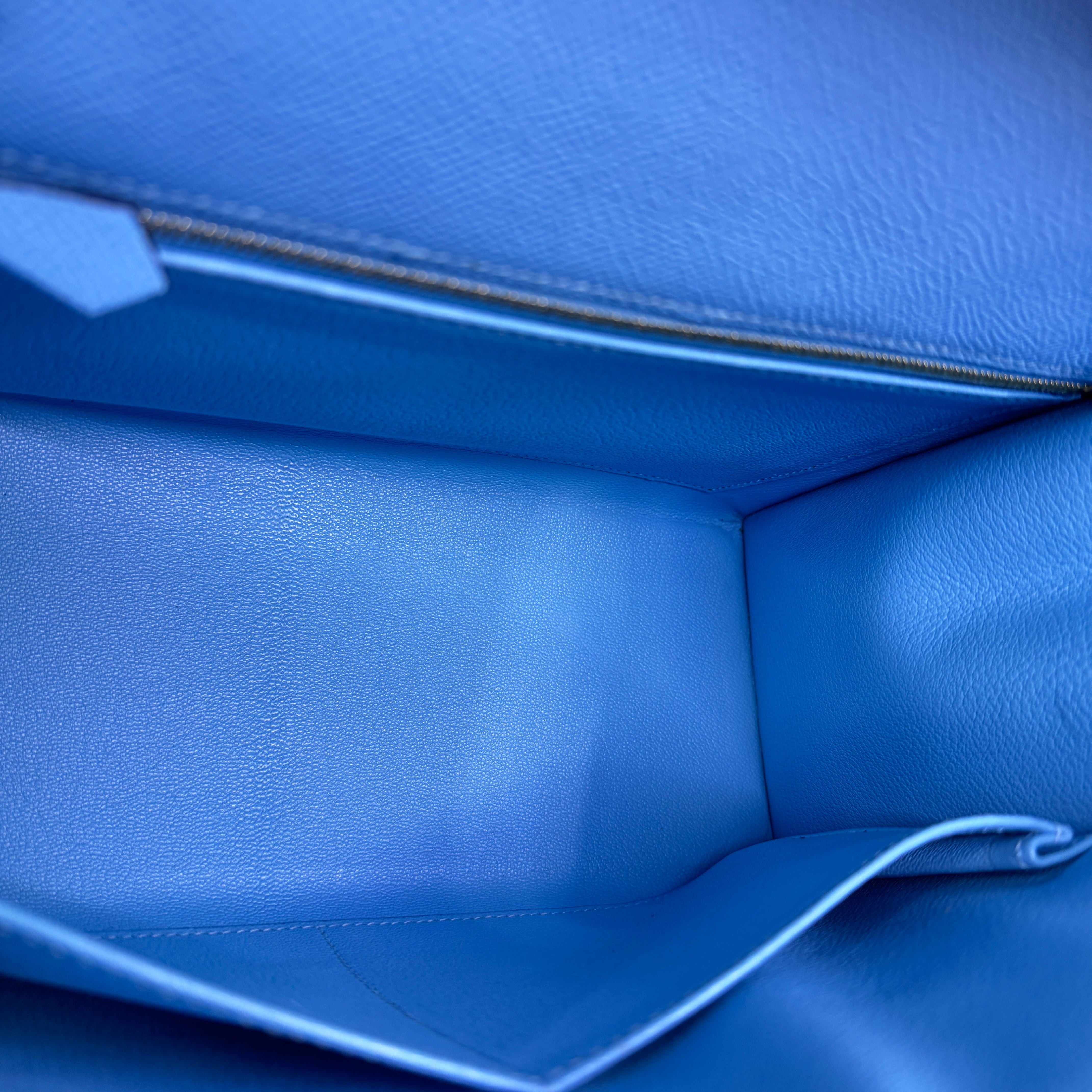 Hermès Kelly28 Celeste Epsom GHW U B-302658