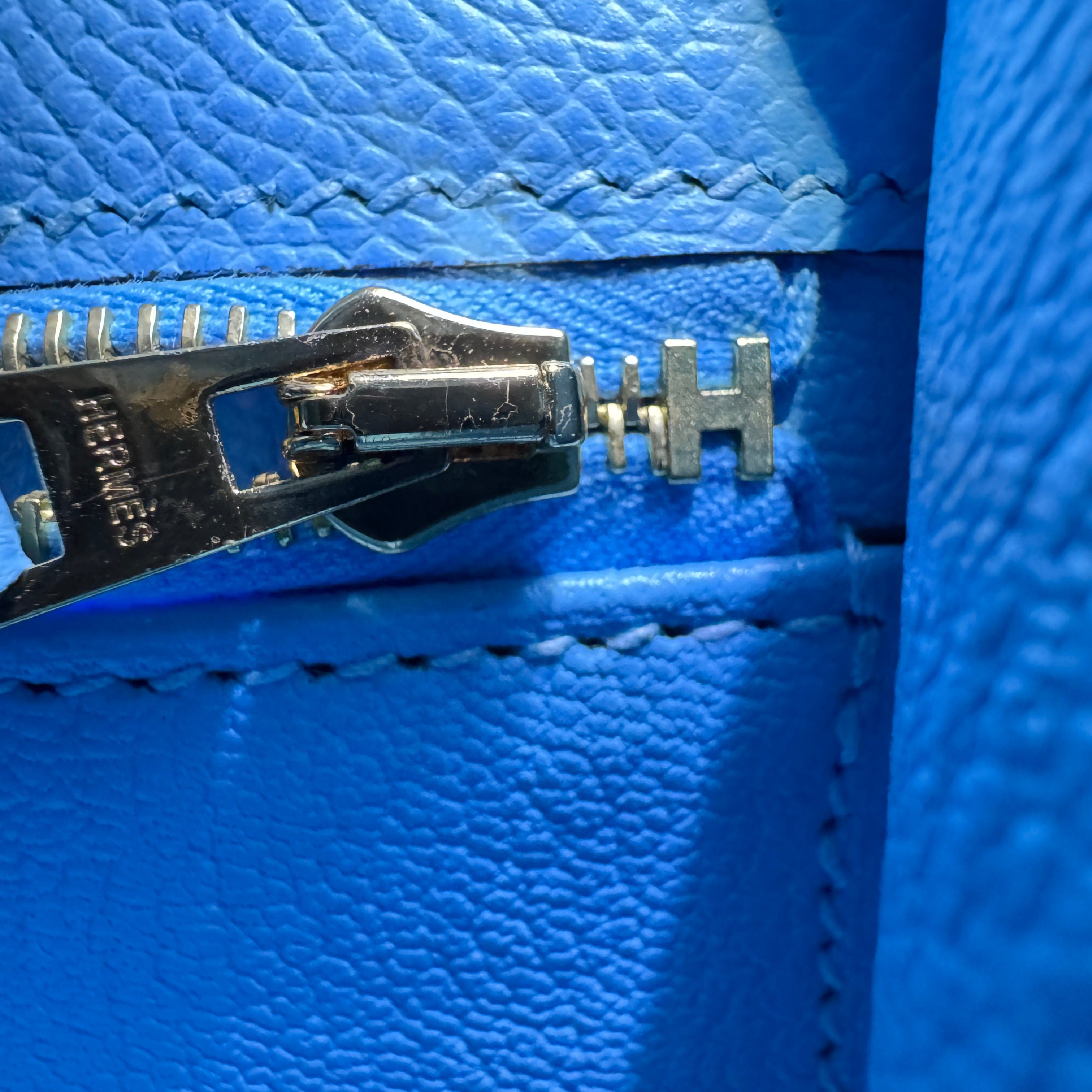 Hermès Kelly28 Celeste Epsom GHW U B-302658