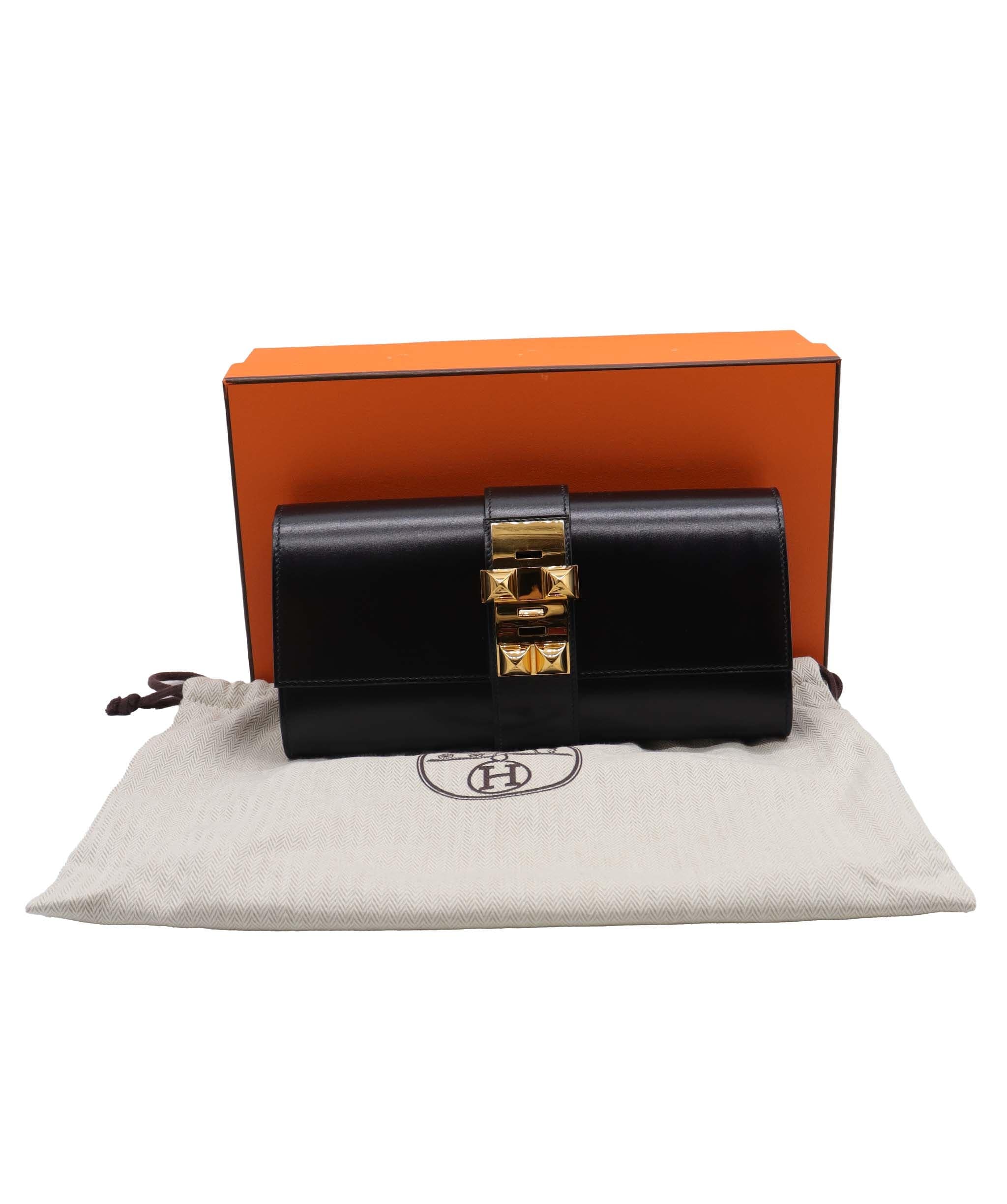Hermès Medor Black Box GHW Stamp C DXBS6084