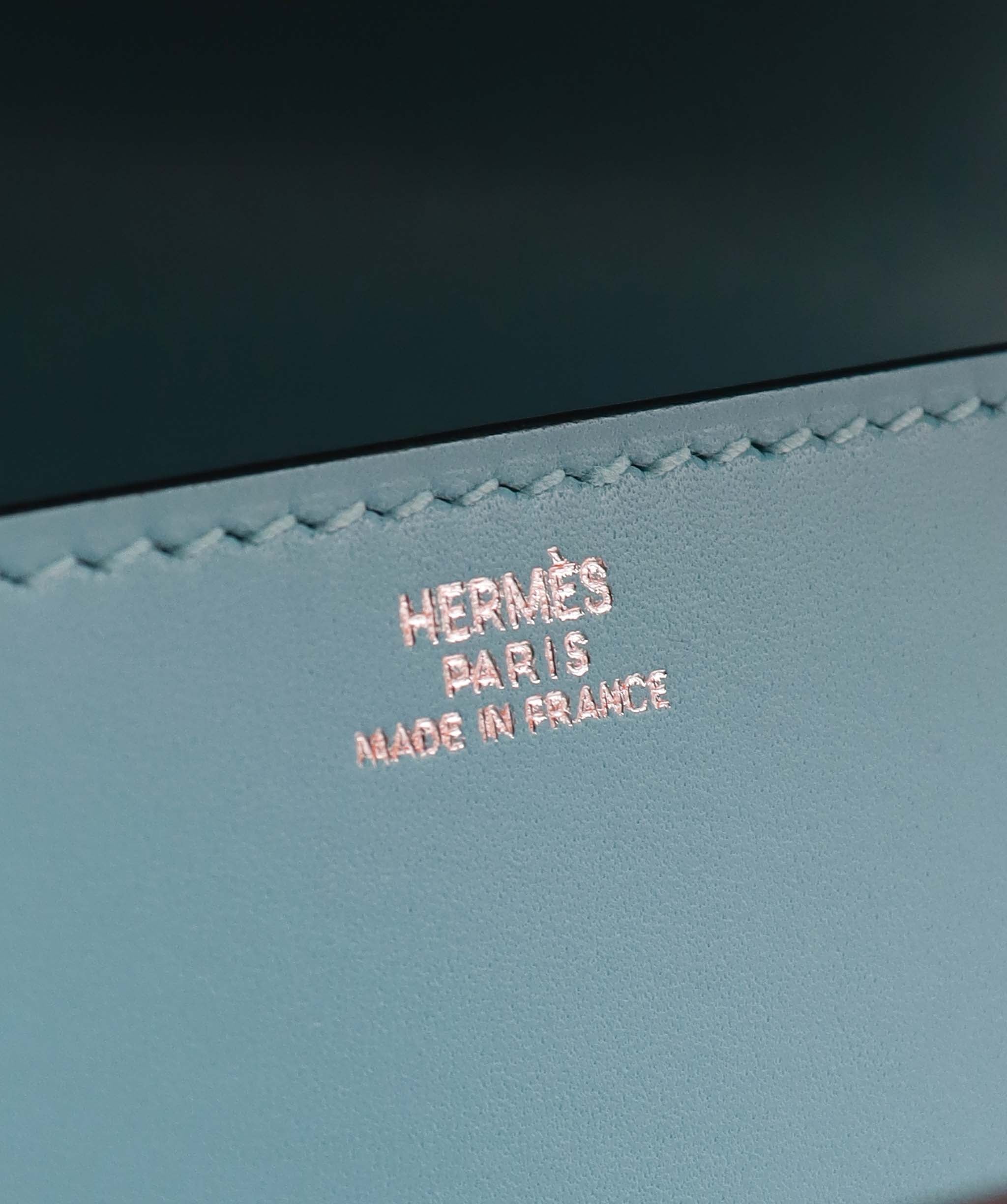 Hermès Medor Blue Atoll Box PHW Stamp X DXBS6083