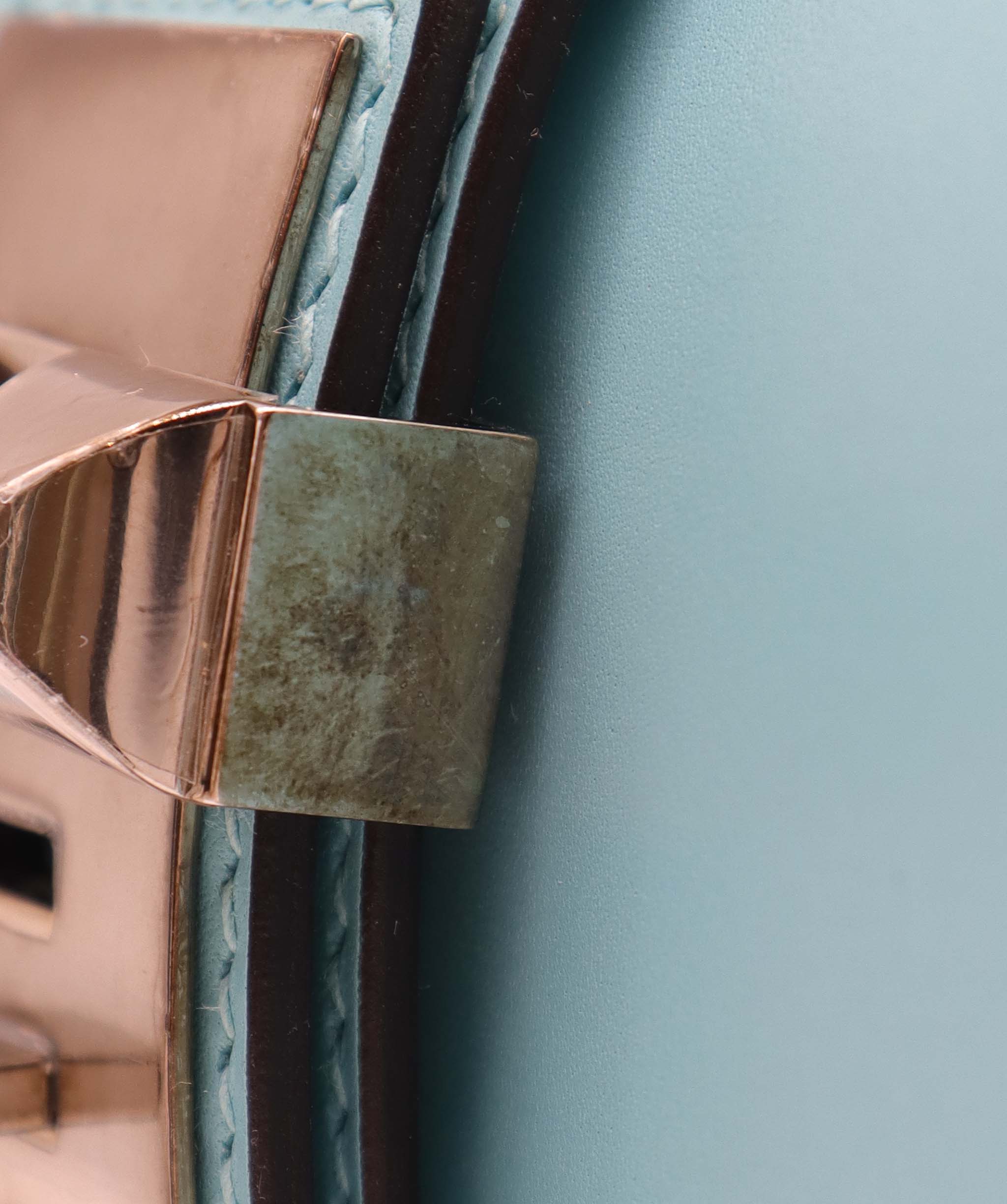 Hermès Medor Blue Atoll Box PHW Stamp X DXBS6083