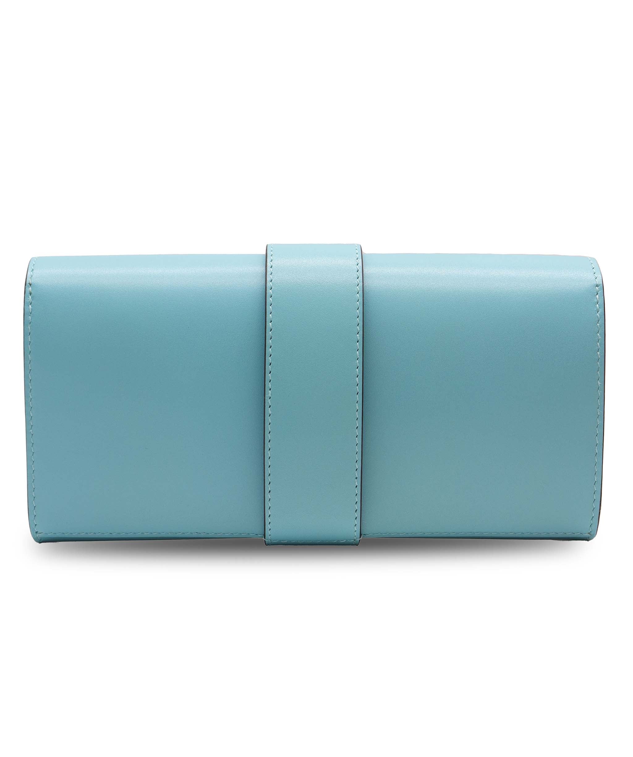 Hermès Medor Blue Atoll Box PHW Stamp X DXBS6083
