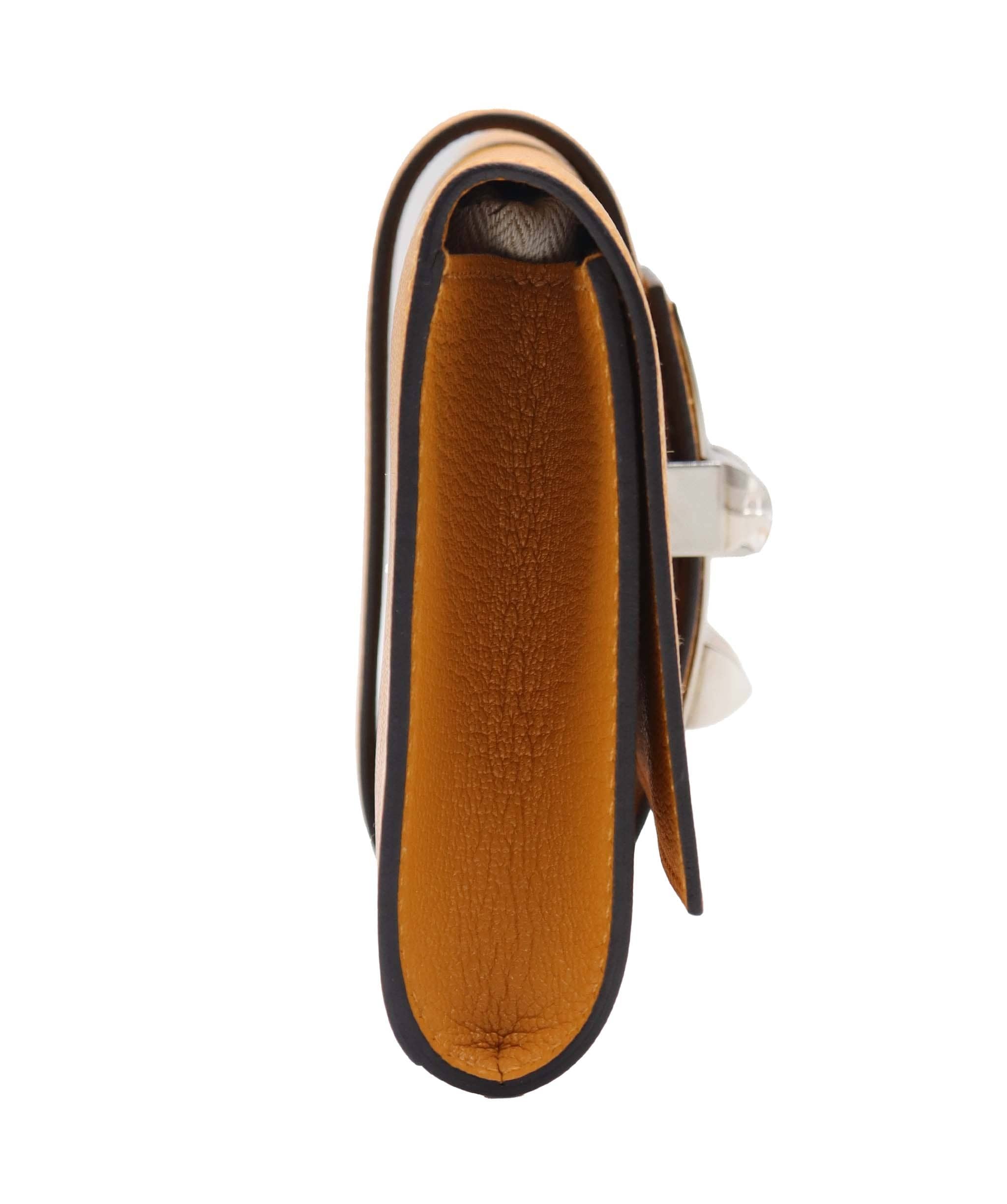 Hermès Medor Jaune Chèvre PHW Stamp X DXBS6085