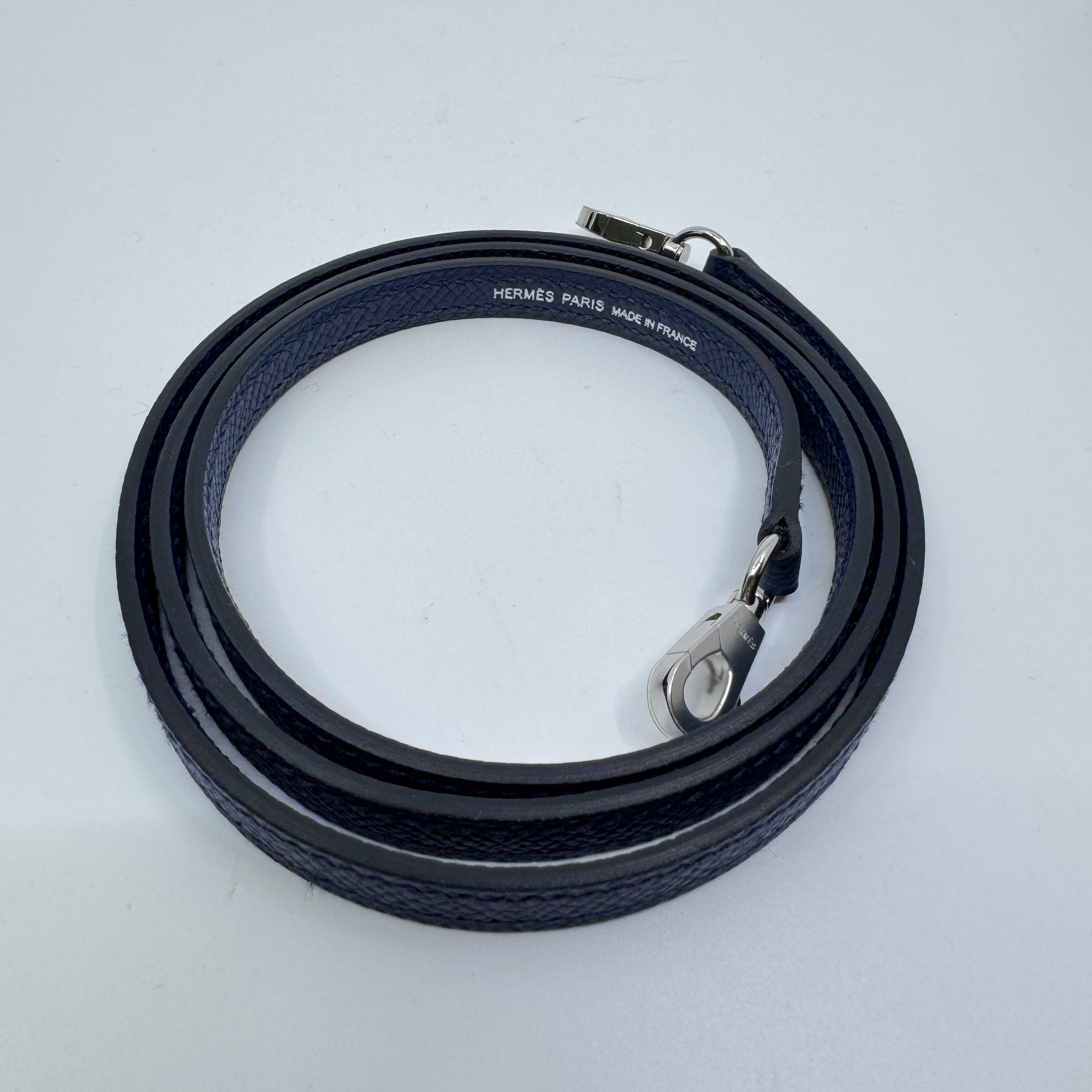 Hermès Mini kelly Blue navy Epsom PHW W B-317006