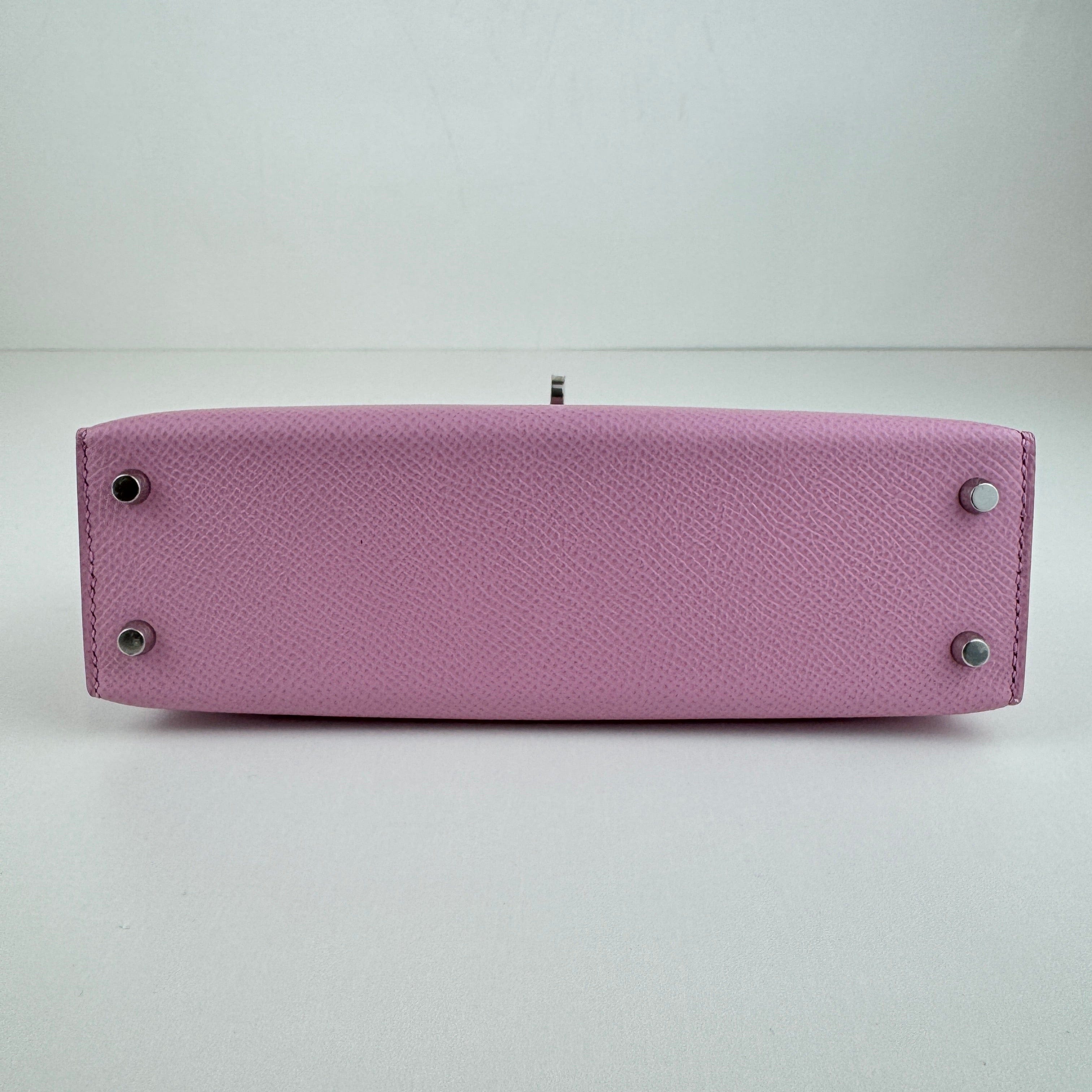 Hermès Mini kelly Mauve sylvester Epsom PH B-336202