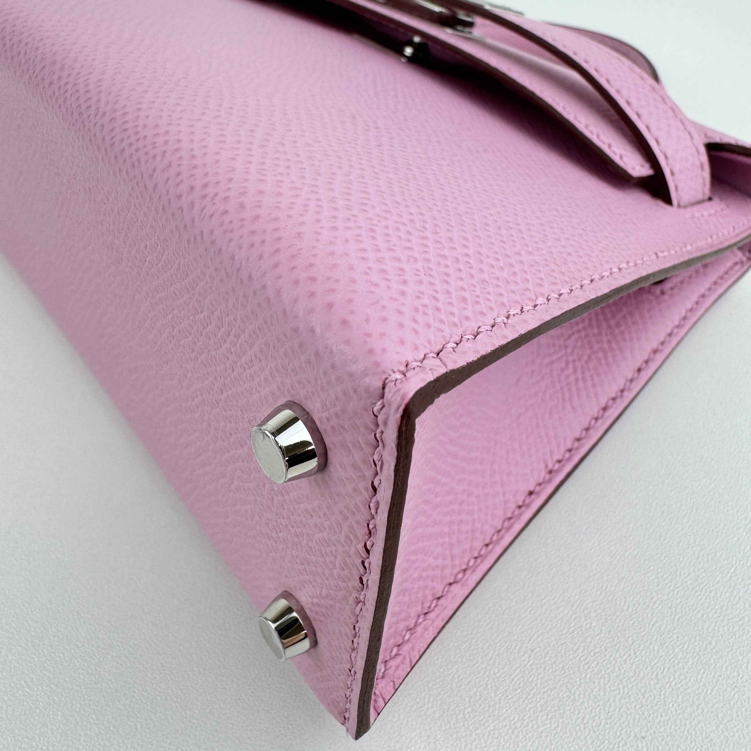 Hermès Mini kelly Mauve sylvester Epsom PH B-336202