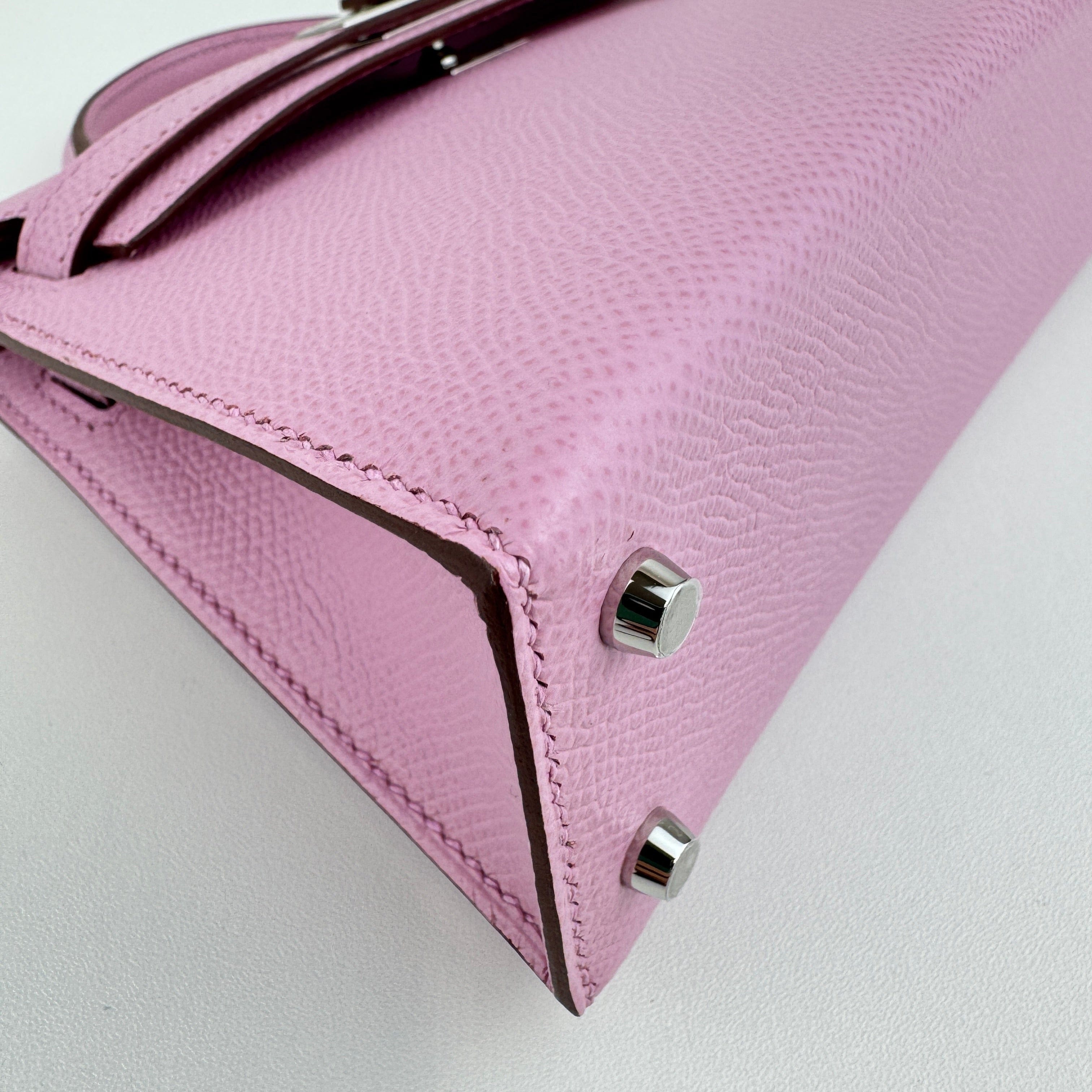 Hermès Mini kelly Mauve sylvester Epsom PH B-336202