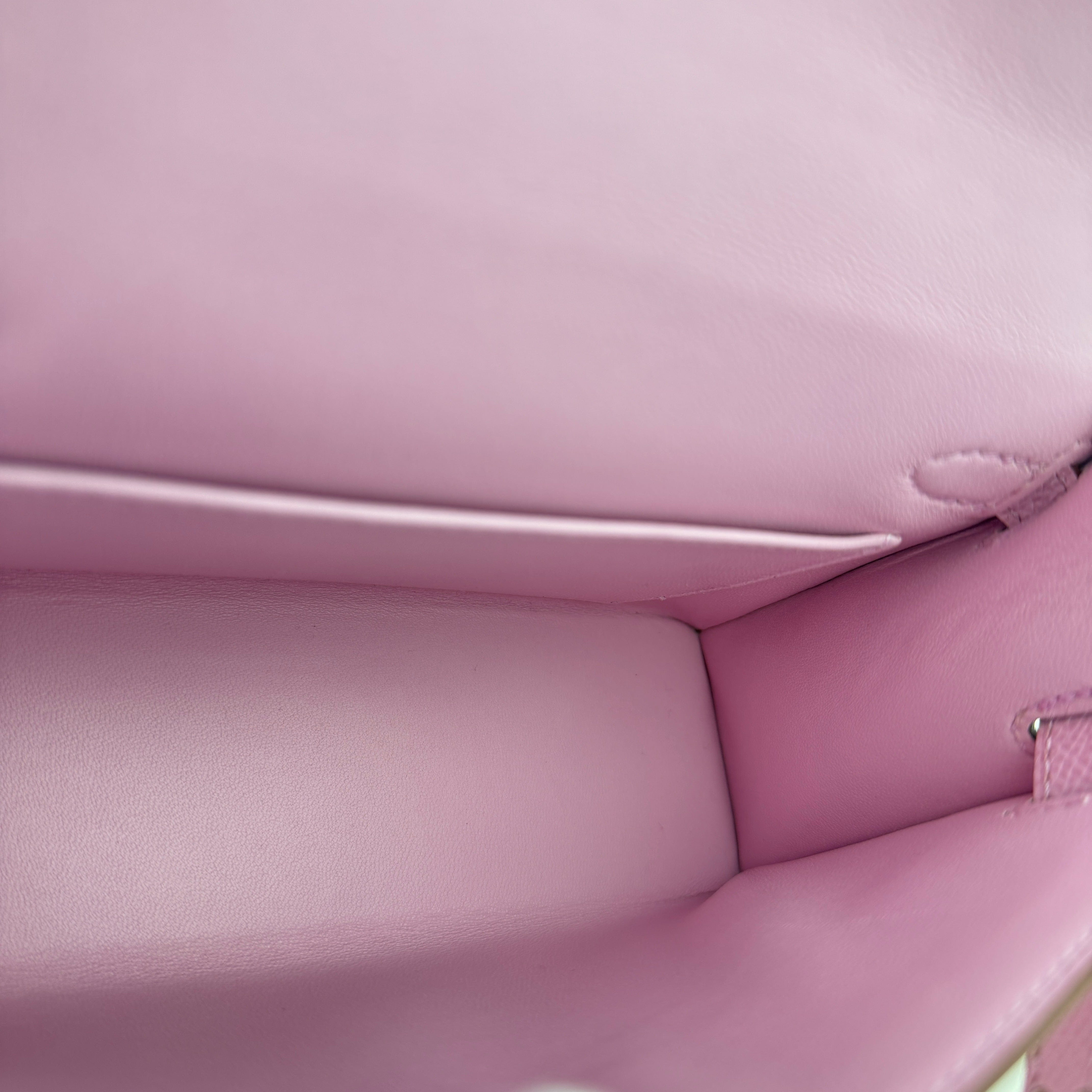 Hermès Mini kelly Mauve sylvester Epsom PH B-336202