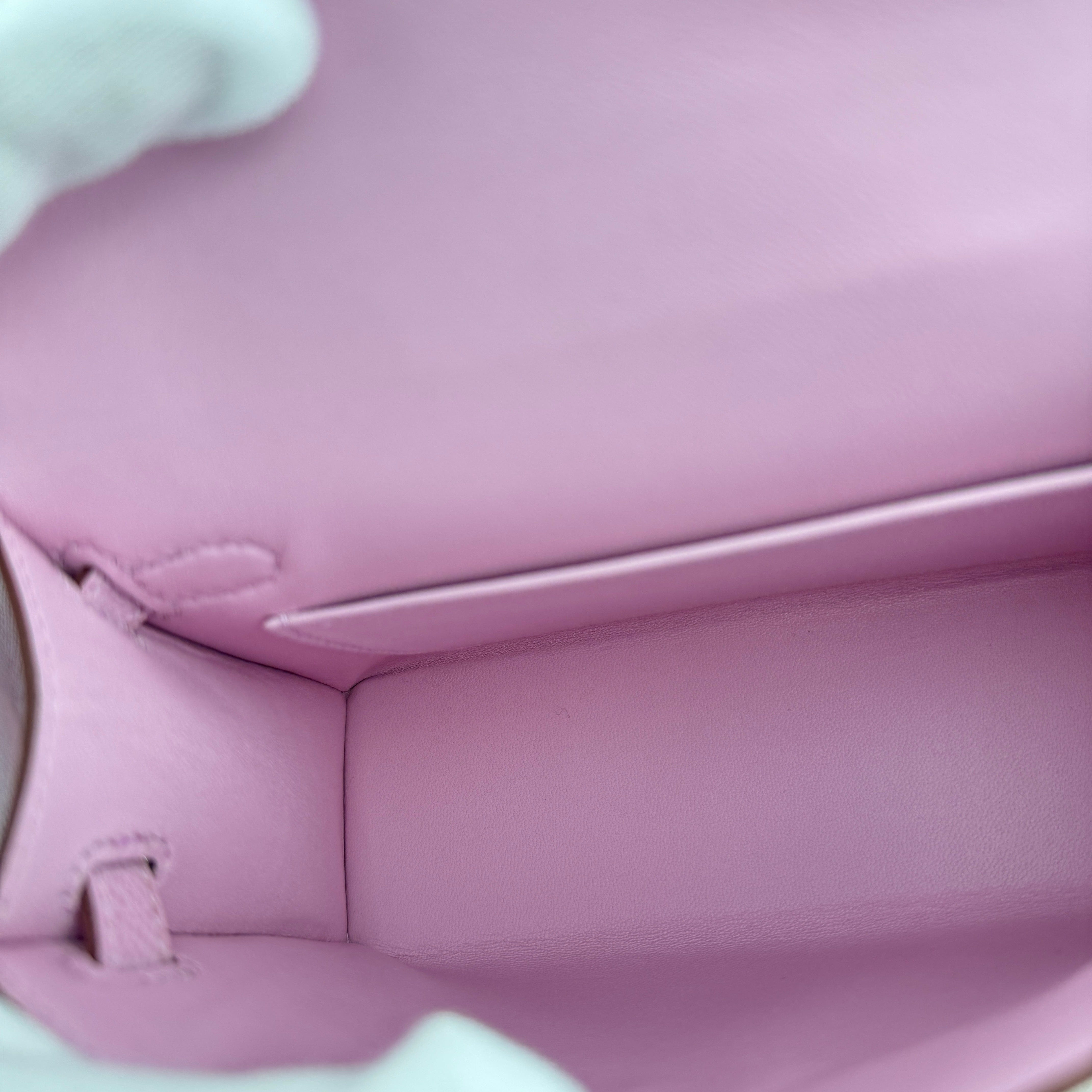 Hermès Mini kelly Mauve sylvester Epsom PH B-336202