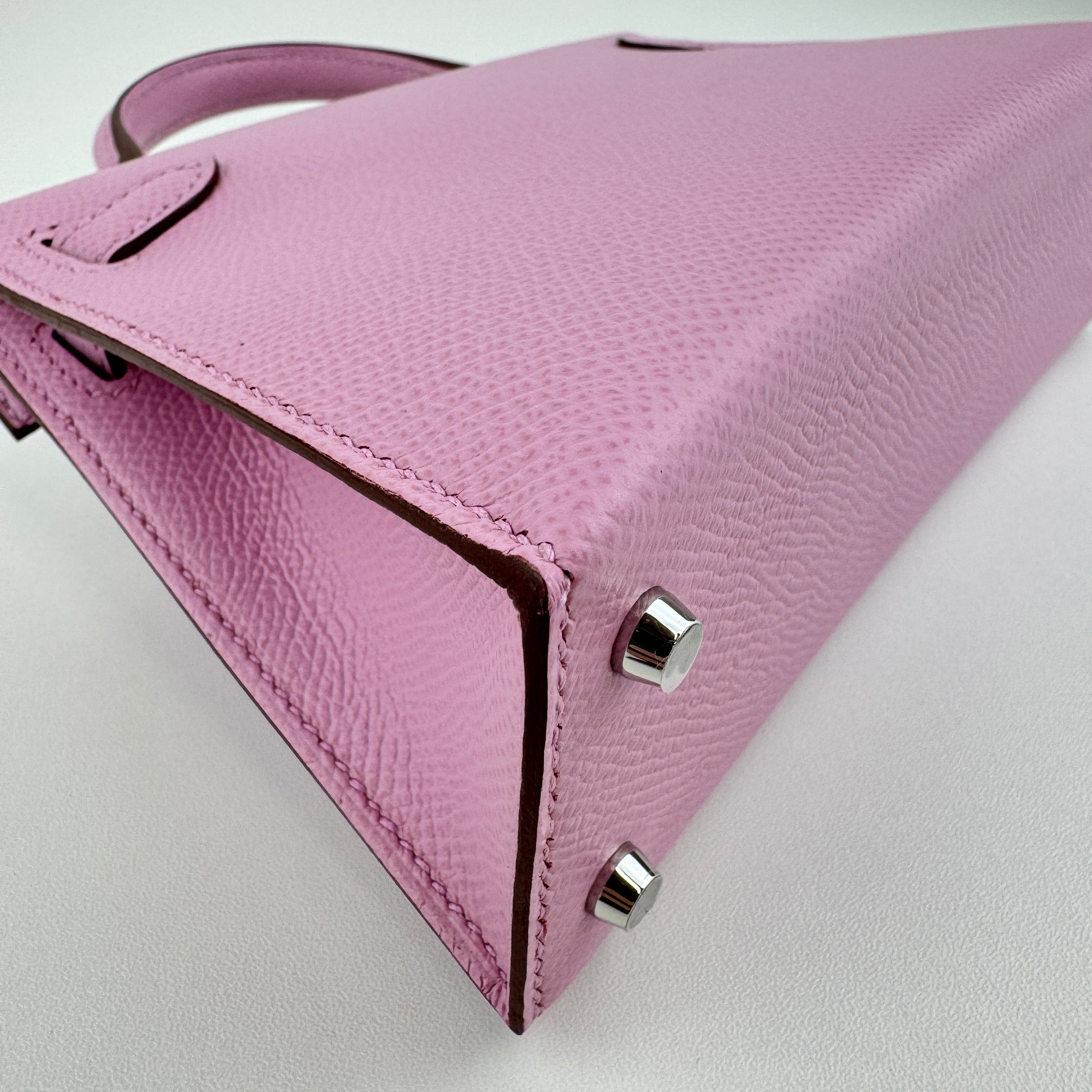 Hermès Mini kelly Mauve sylvester Epsom PH B-336202