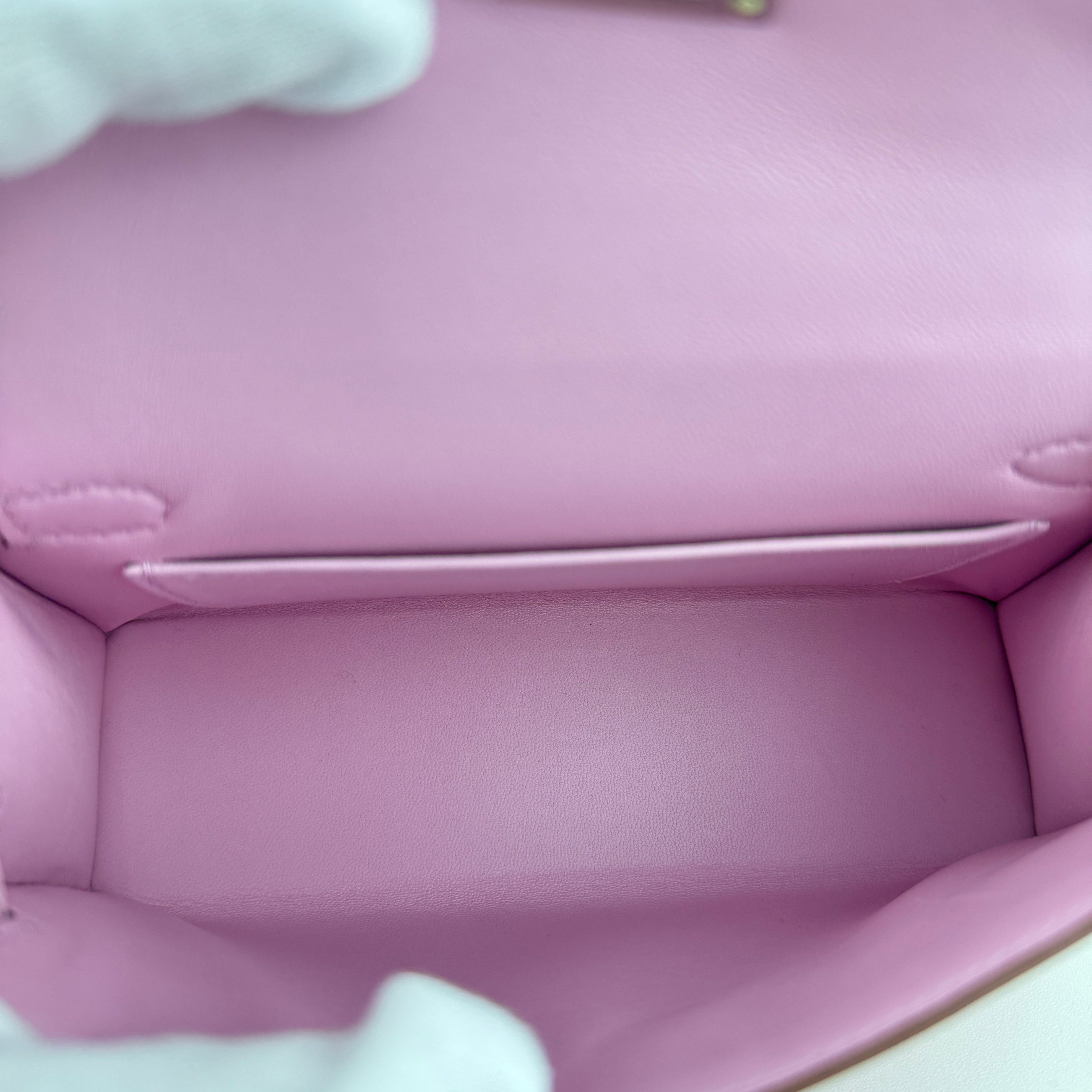 Hermès Mini kelly Mauve sylvester Epsom PH B-336202