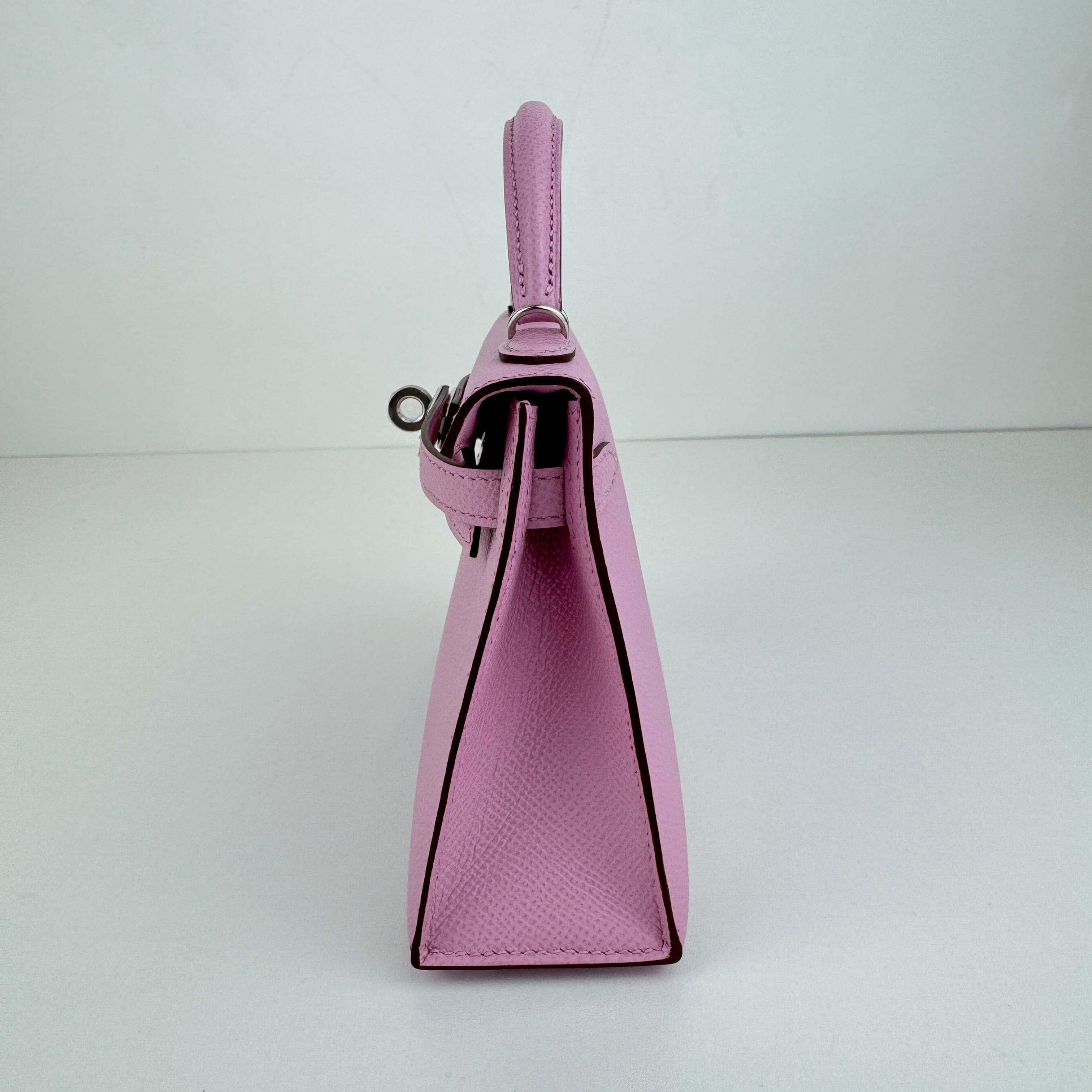 Hermès Mini kelly Mauve sylvester Epsom PH B-336202