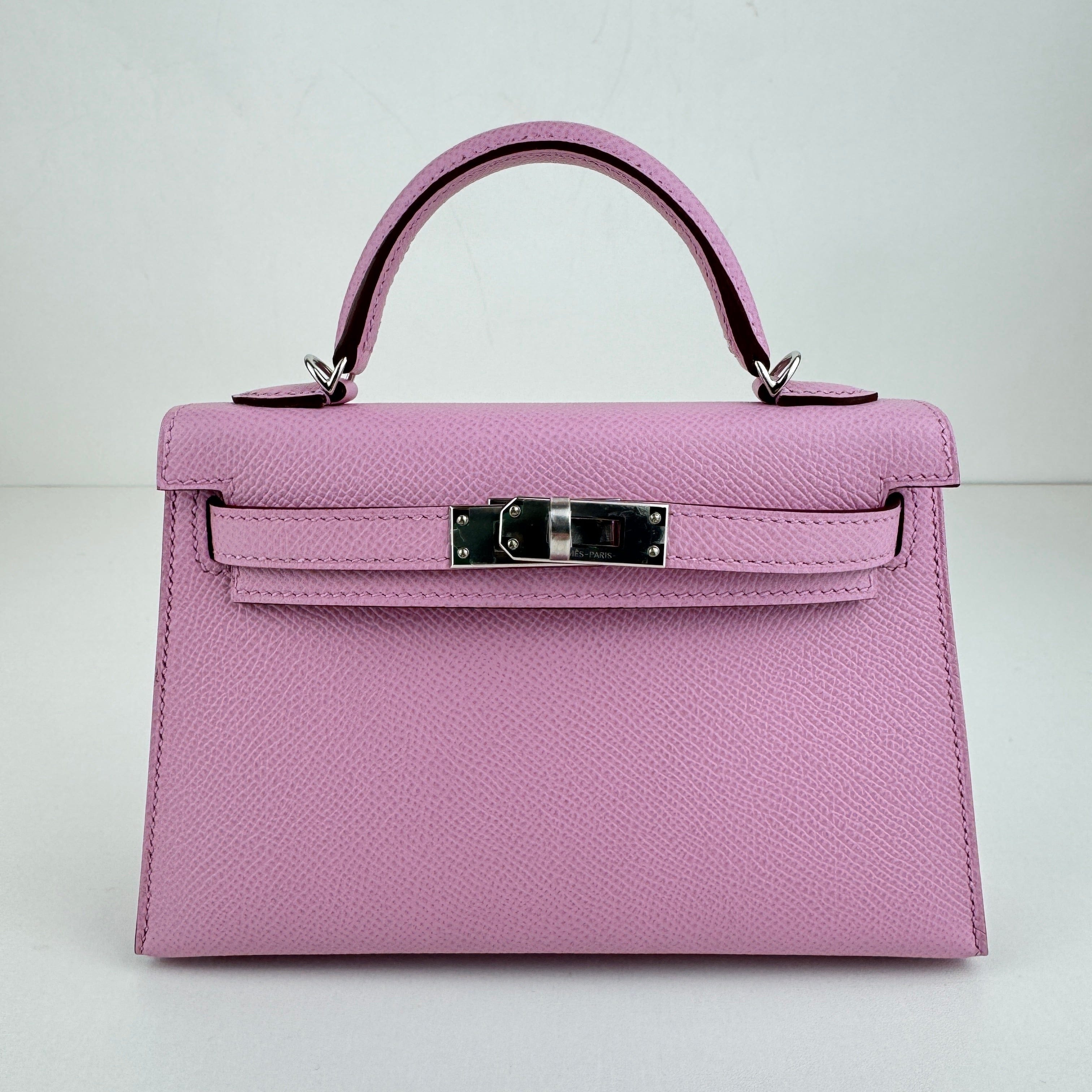 Hermès Mini kelly Mauve sylvester Epsom PH B-336202
