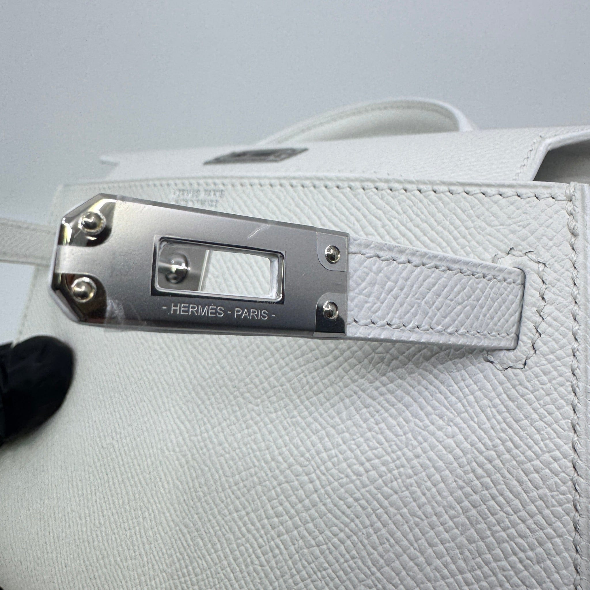Hermès Mini kelly New white Epsom PHW K B-332753
