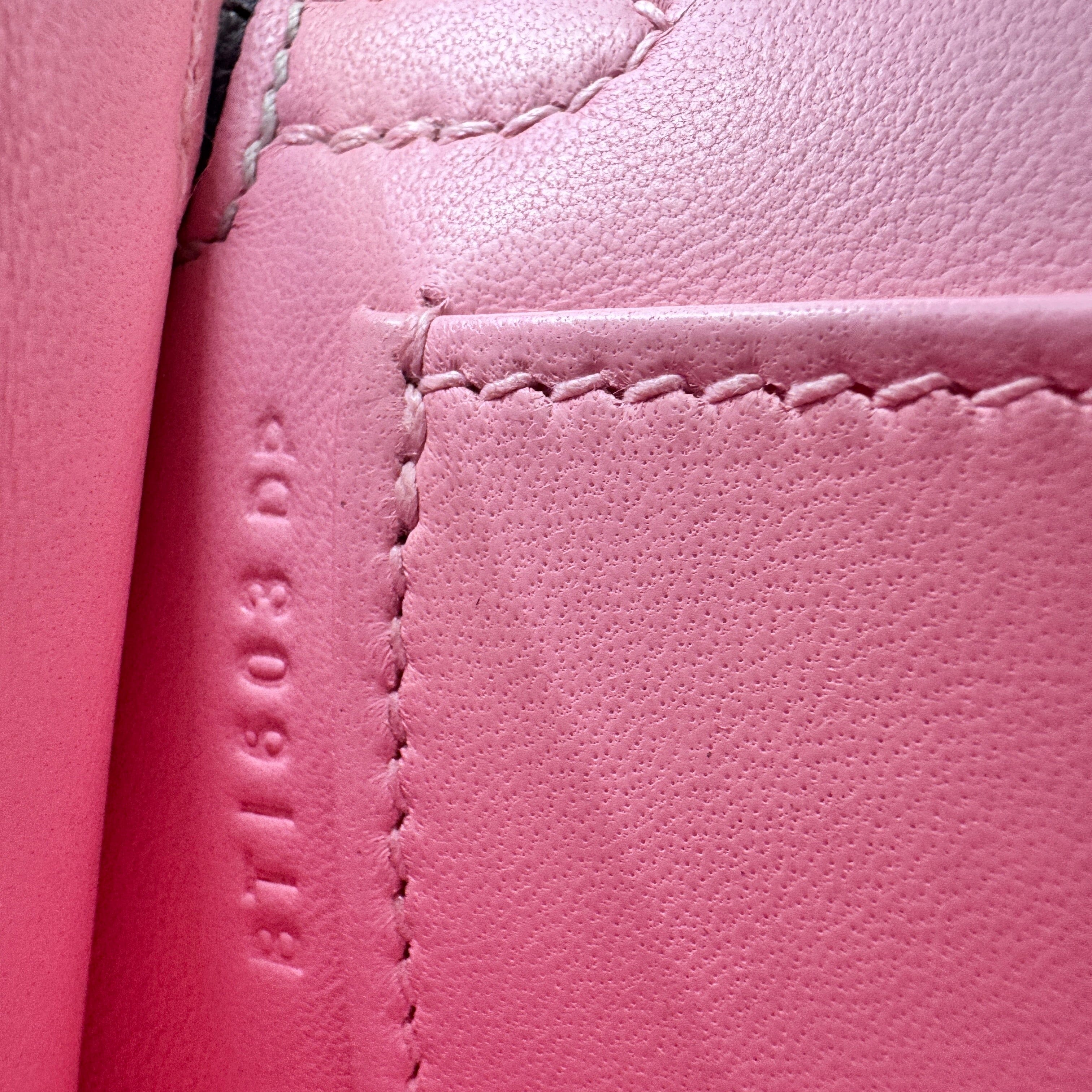 Hermès Mini kelly Sakura/Bule brume Epsom B-332542