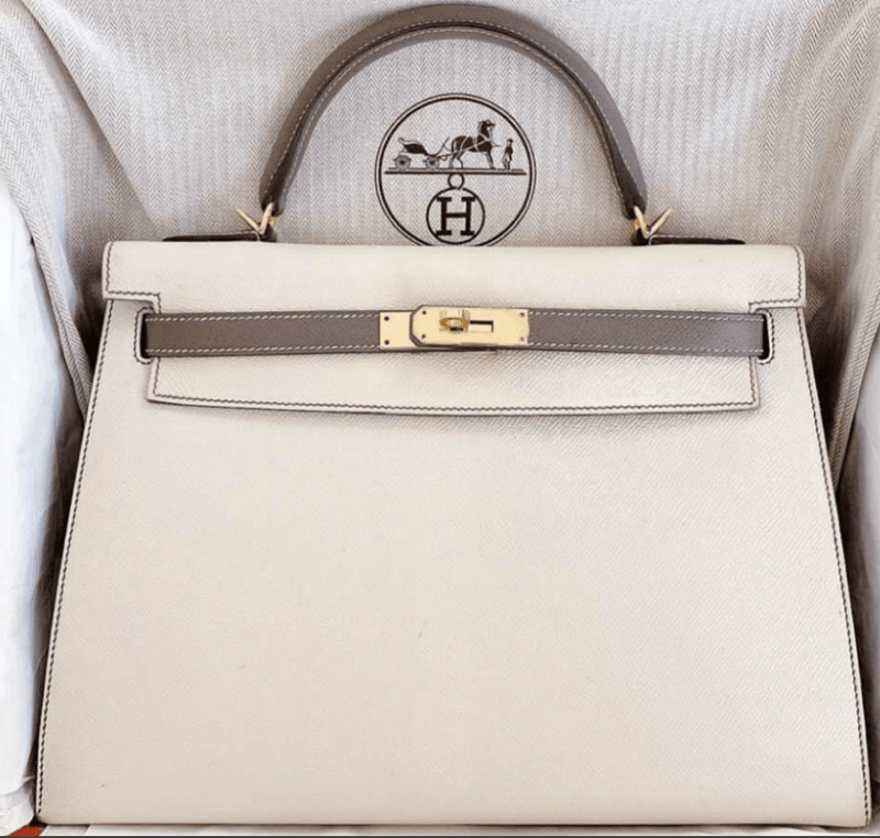 Pre-Loved Special Order Kelly HSS Sellier Top Handle Bag
