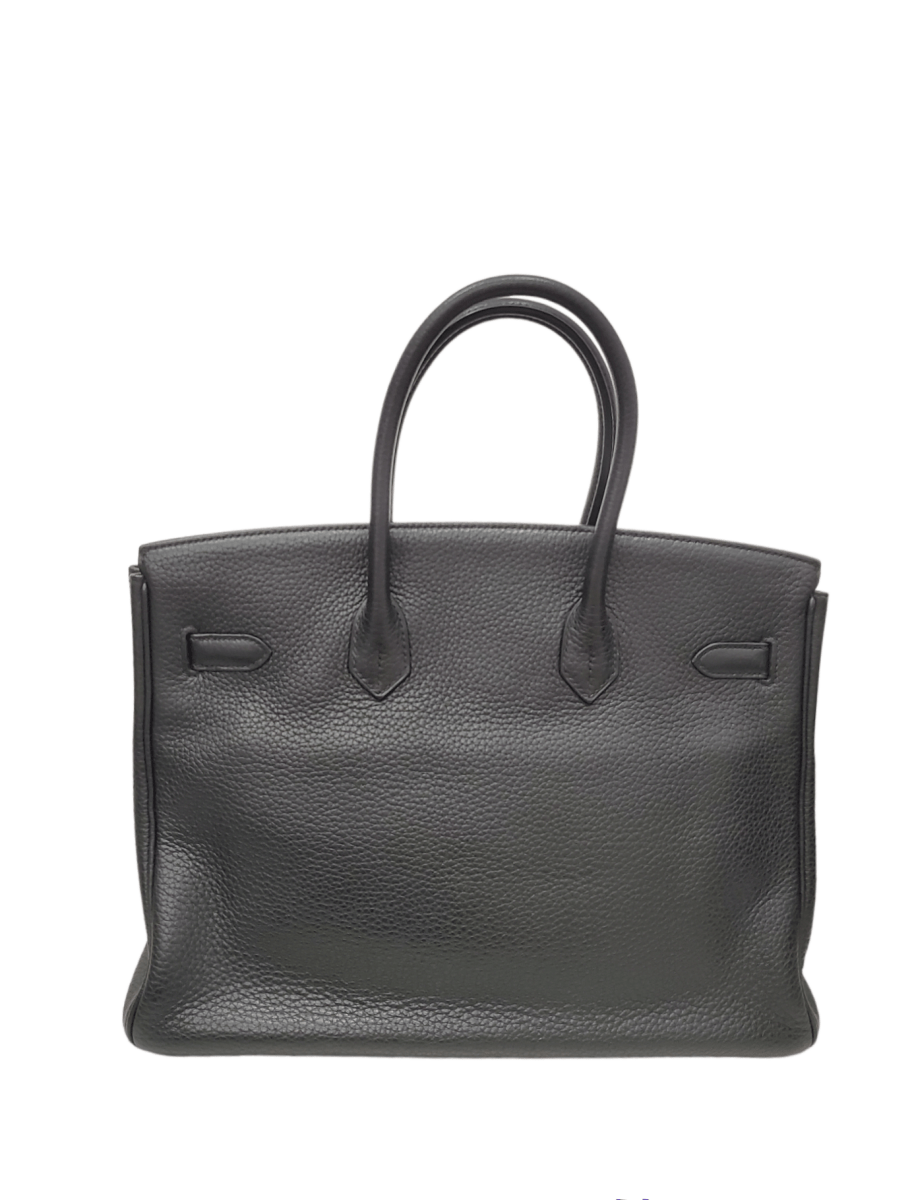 **RESERVED FOR SWAP** Hermes Birkin 35 Black Togo PHW #O SKL1338