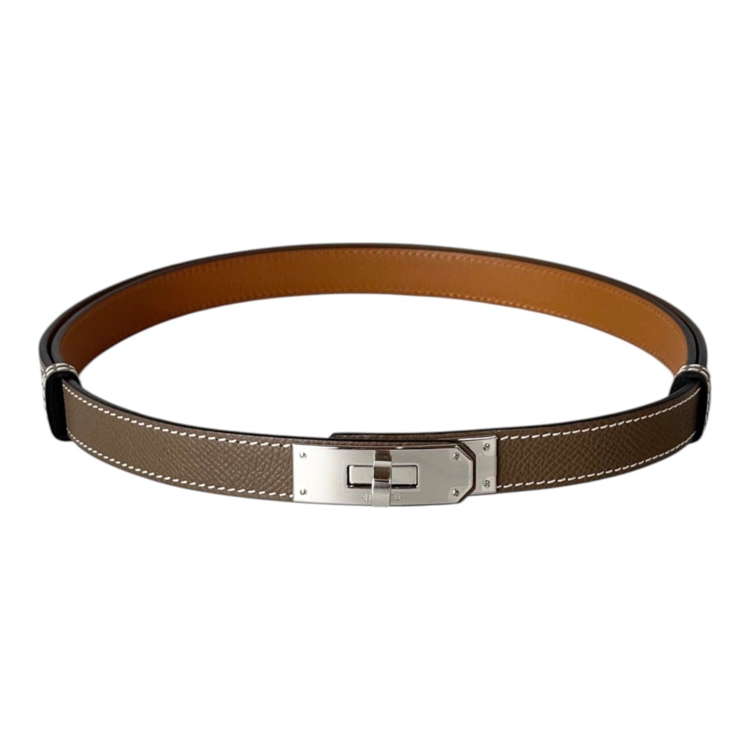 Hermes Hermes Kelly Belt Epsom Etoupe