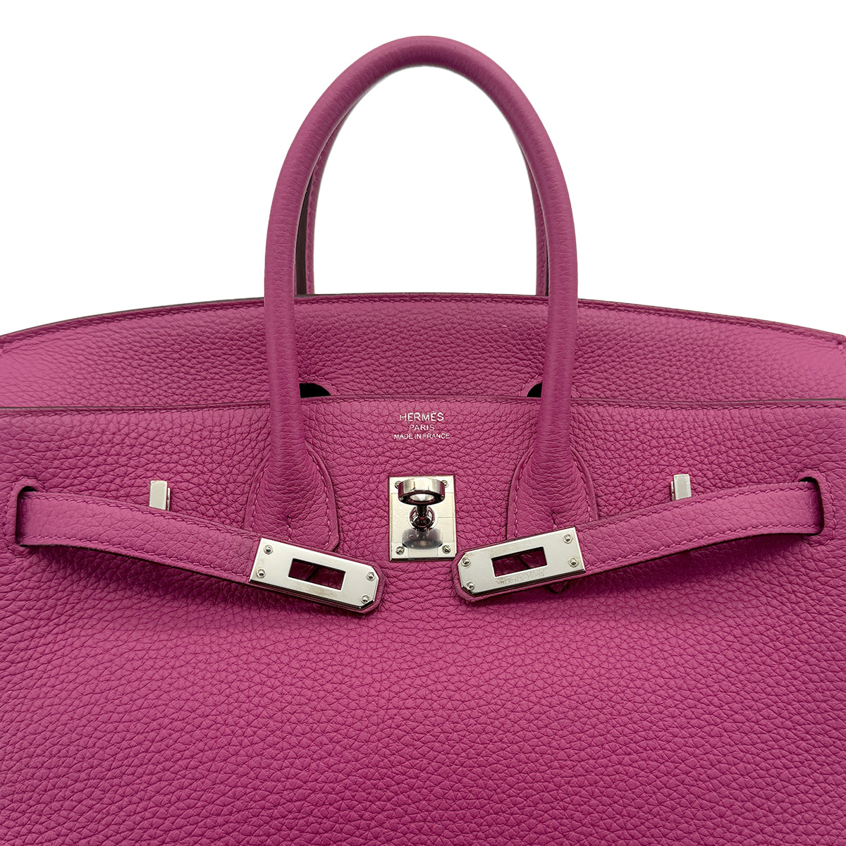 HERMES BIRKIN 25 MAGNOLIA TOGO HAND BAG 2018 C PALLADIUM HARDWARE 90311879