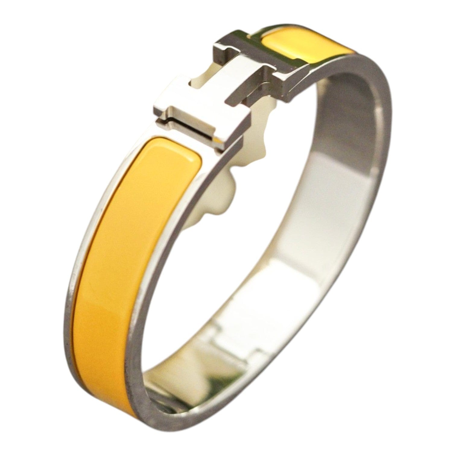 Hermes Hermes H Clic Yellow Bracelet