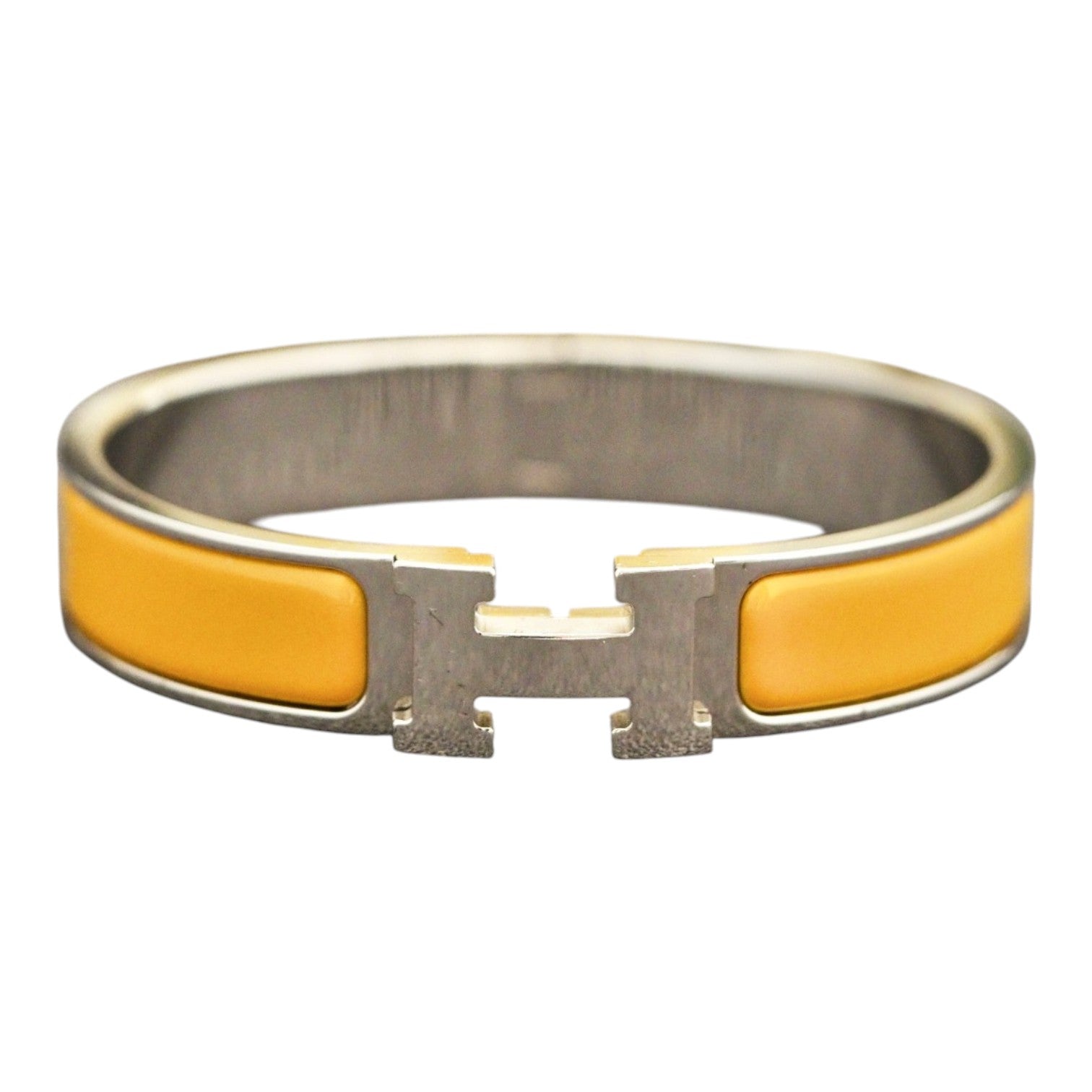 Hermes Hermes H Clic Yellow Bracelet