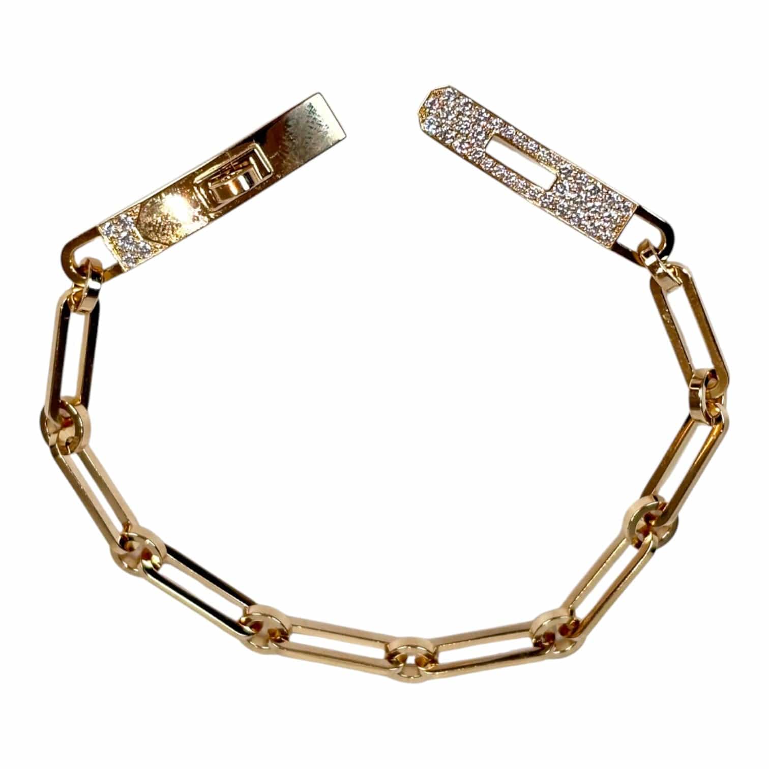 Hermes Hermes Kelly Chaine Bracelet in Gold