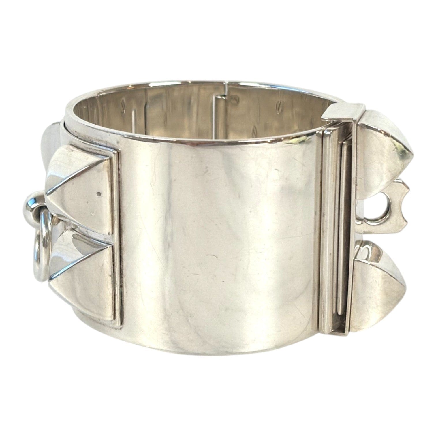 Hermes Hermes Silver CDC Bracelet LG in Sterling Silver
