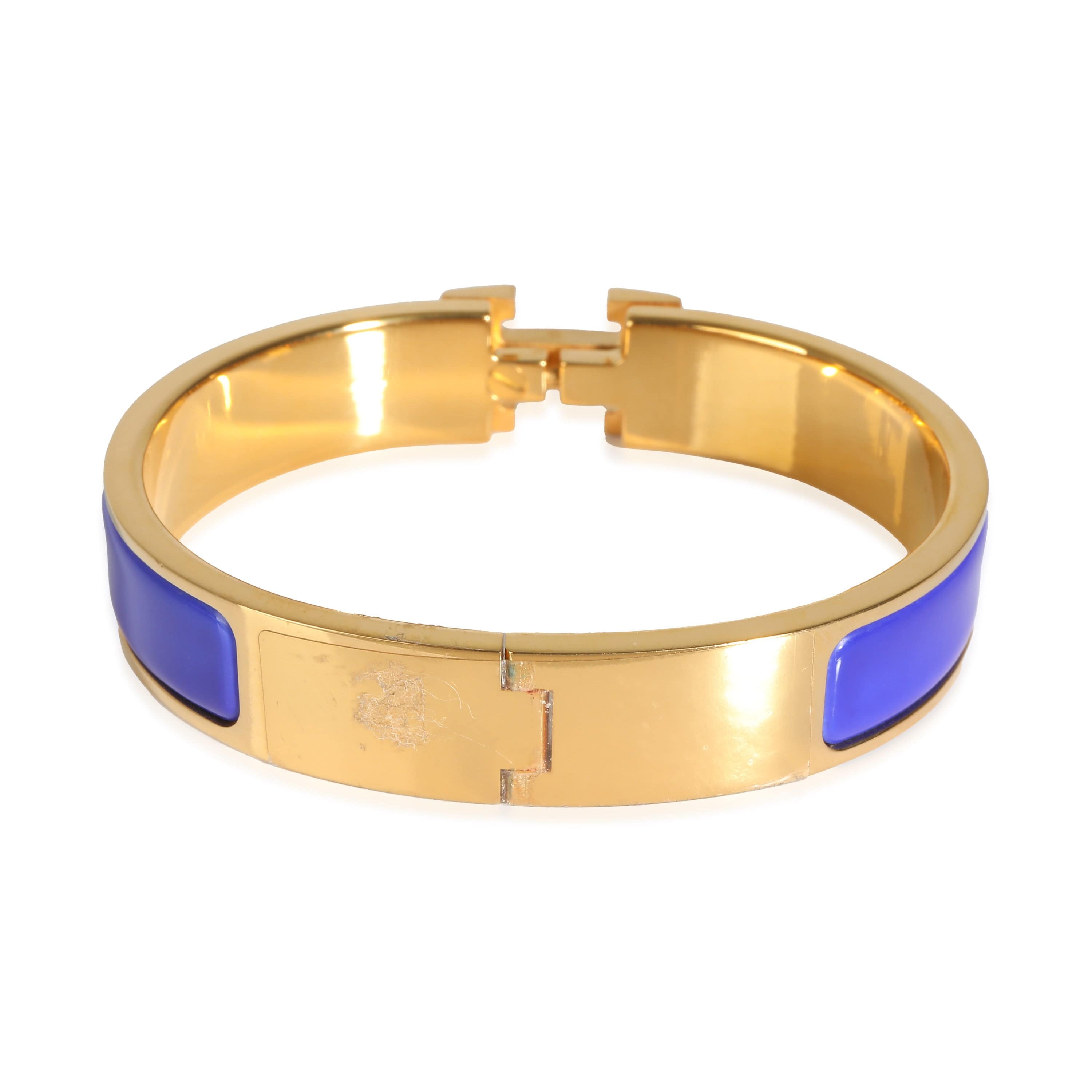 Hermès Clic H Bracelet in  Gold Plated