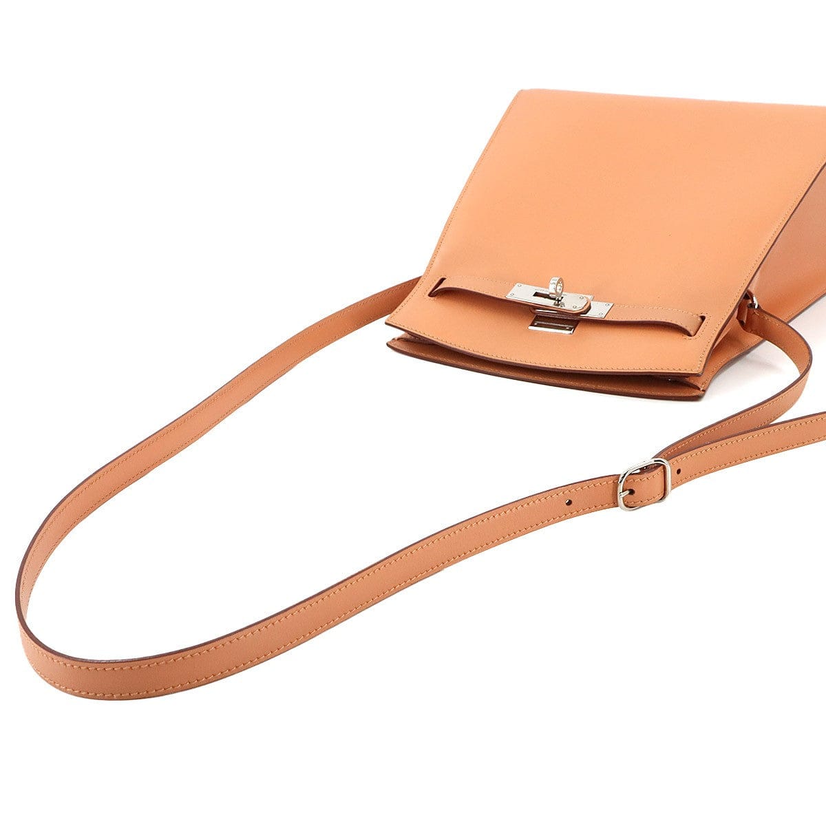 HERMES HERMES Kelly Sport MM Shoulder Bag Box Calf Leather Pink Purse 90272945