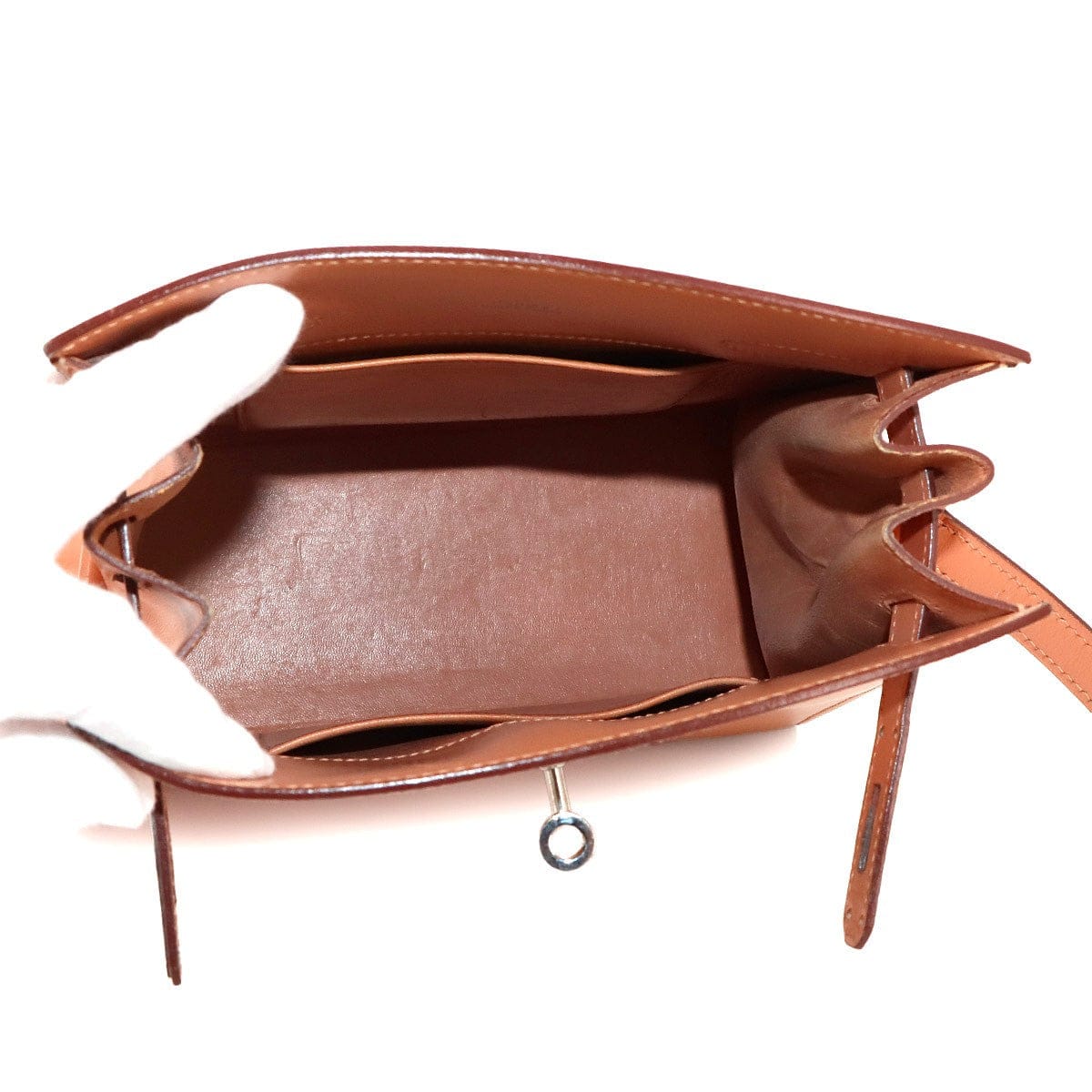 HERMES HERMES Kelly Sport MM Shoulder Bag Box Calf Leather Pink Purse 90272945