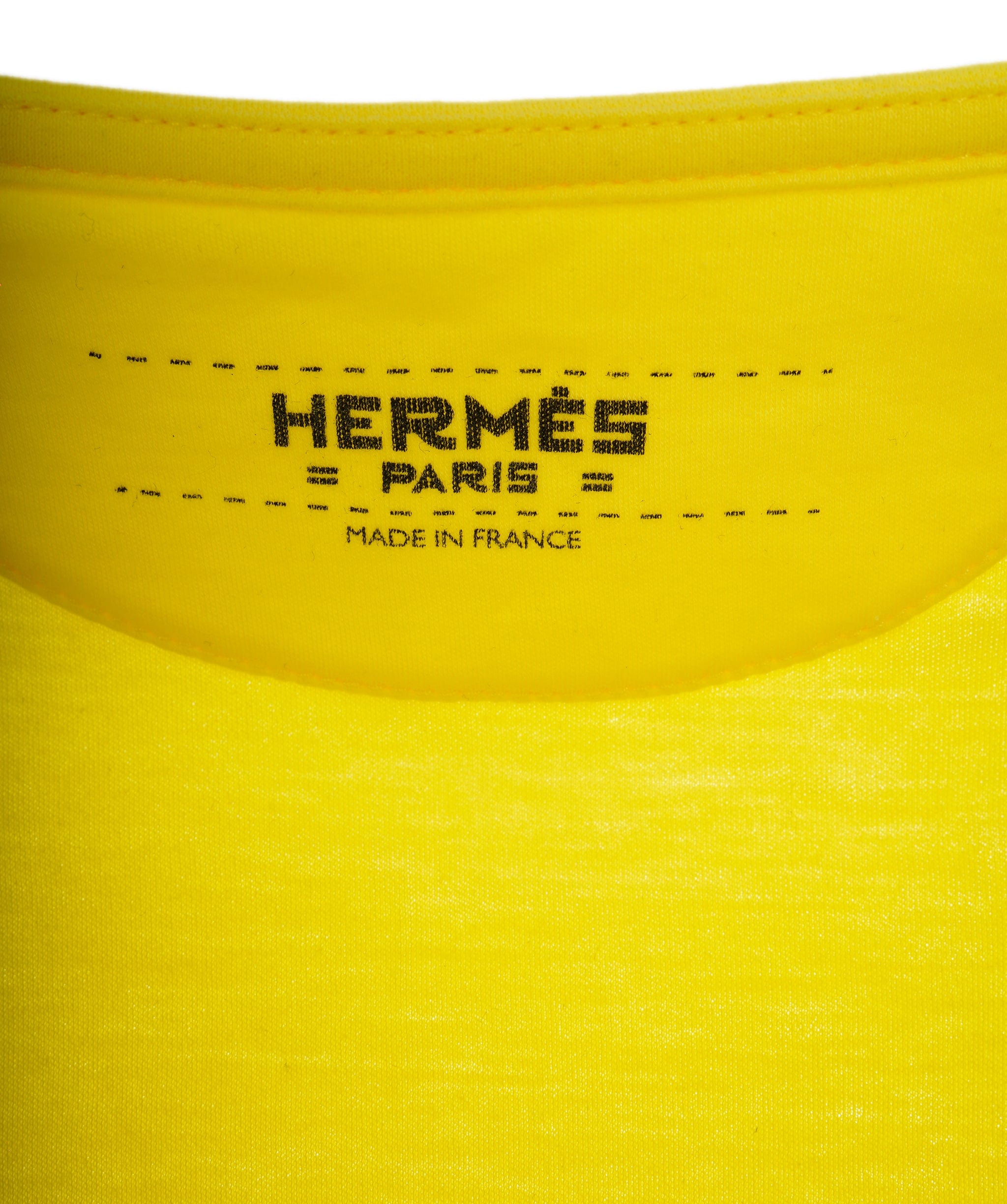 Hermès Hermès Yellow cotton beach dress AVC1449