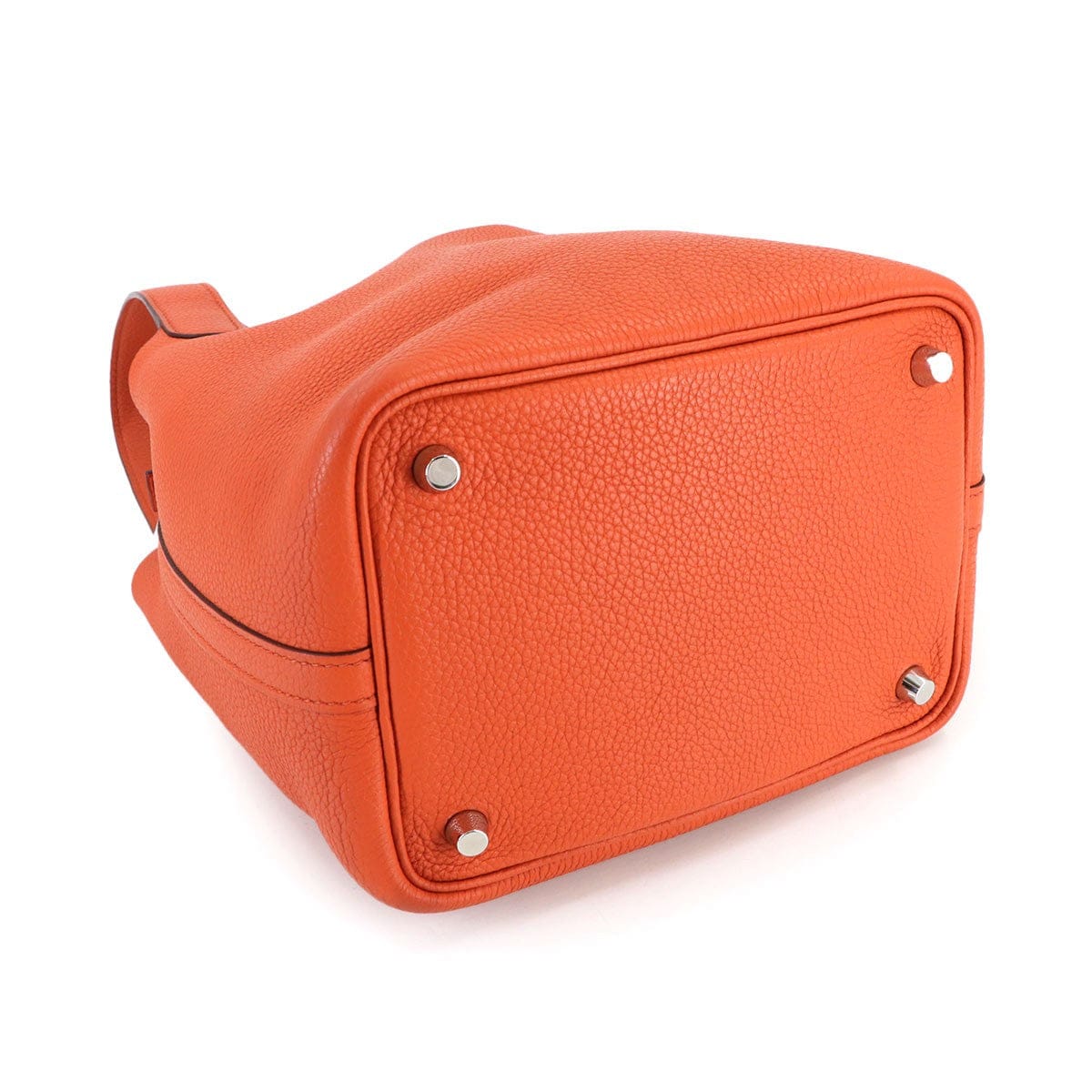 HERMES HERMES Picotin Lock PM Hand Bag Taurillon Maurice Terre Battue Purse 90314246