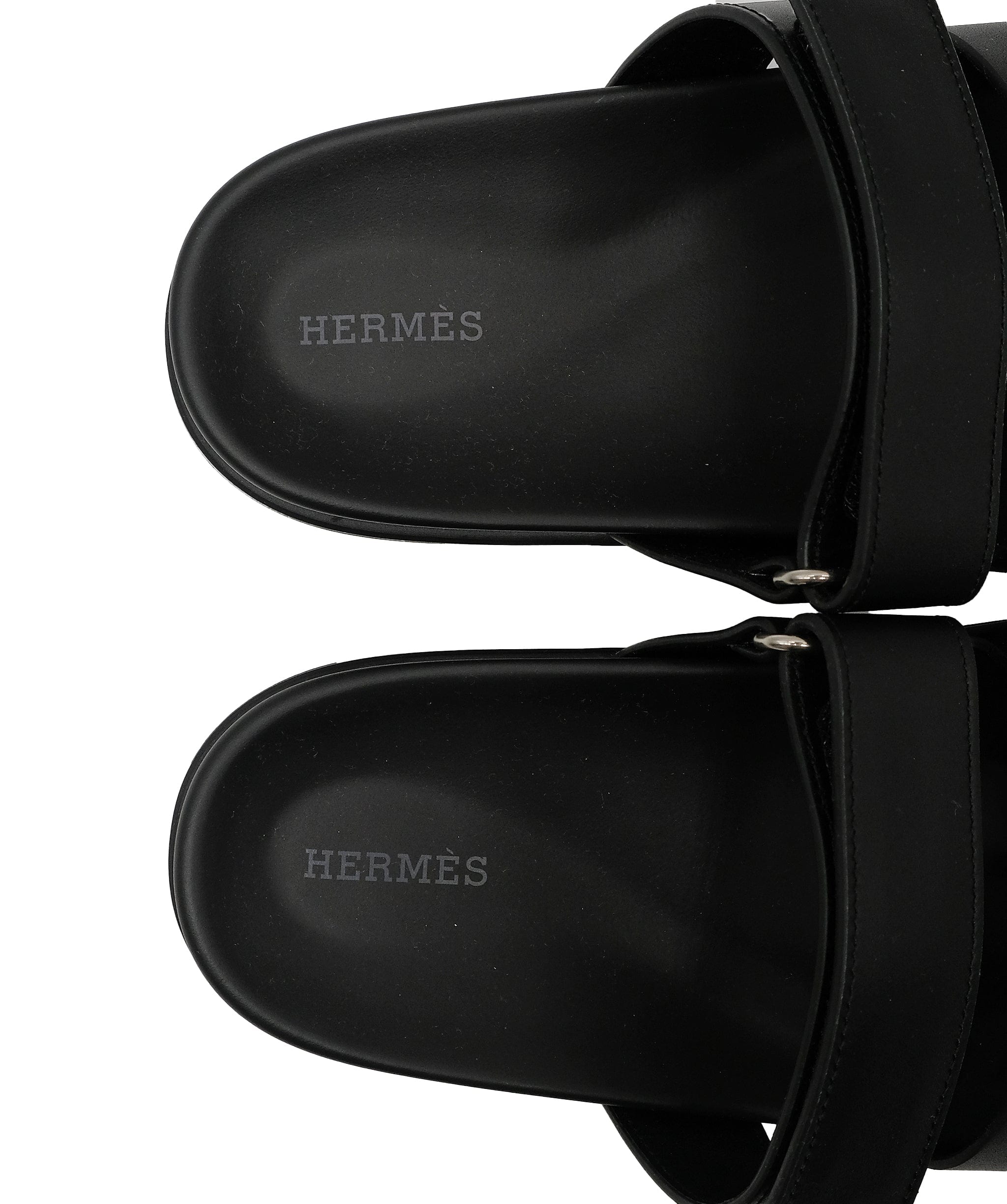 Hermès Hermes Chypre Black Calf Leather size 39 RJC3644