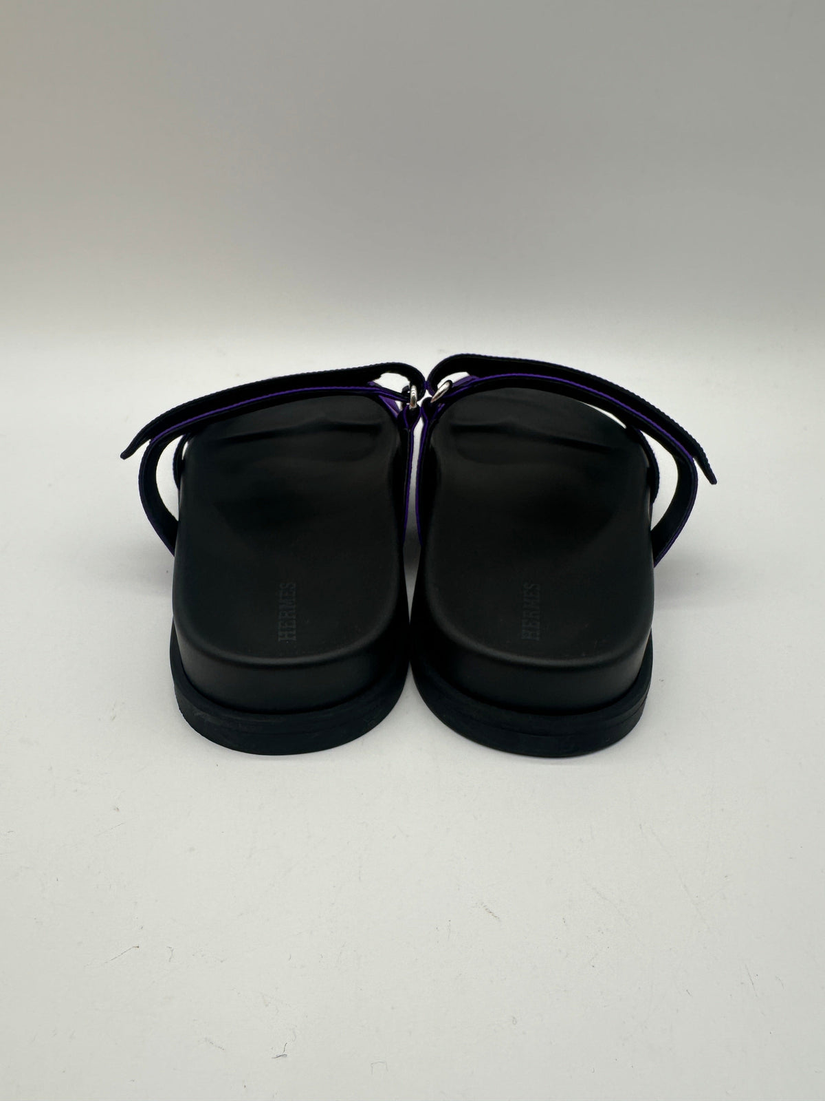 Hermès Hermès Chypre sandal Satin Violet 40  PCA986