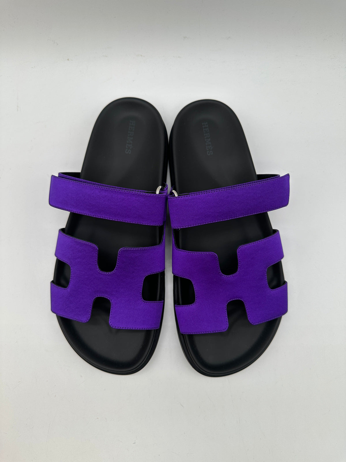 Hermès Hermès Chypre sandal Satin Violet 40  PCA986