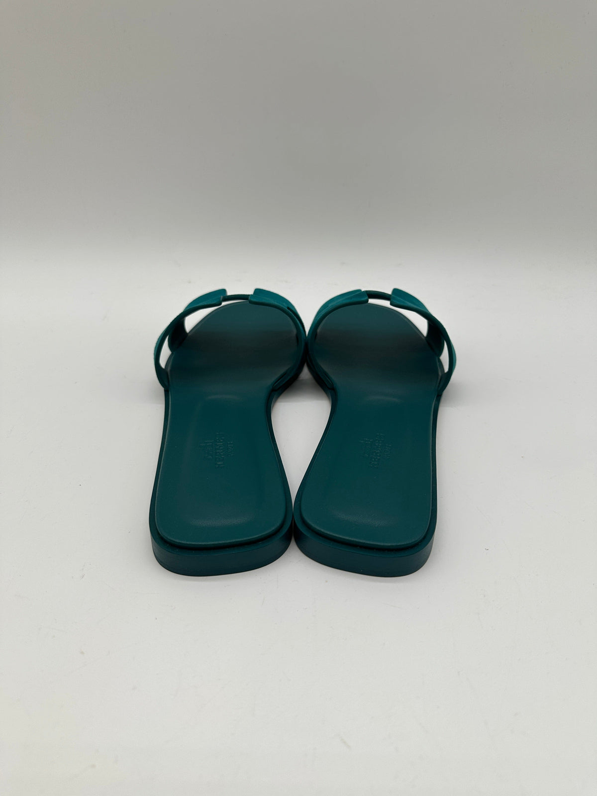 Hermès Hermès Oran sandal vert 405 PCA988