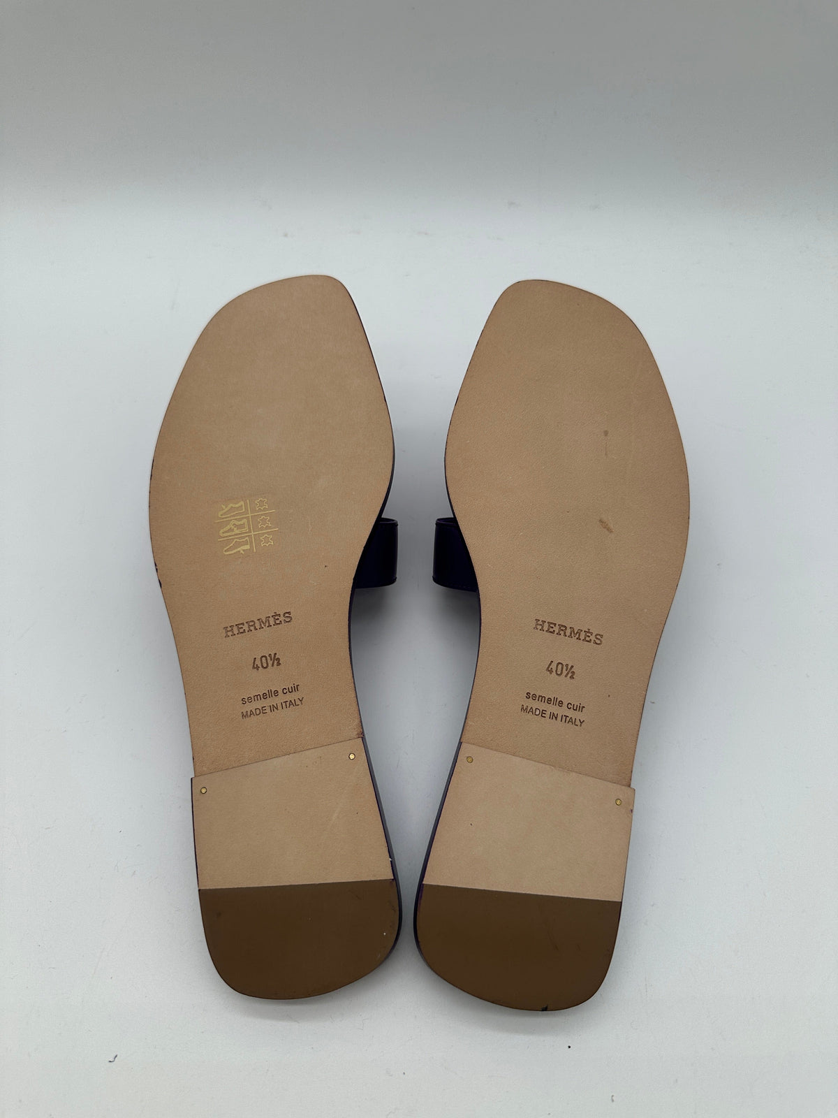 Hermès Hermès Oran sandal Violet 405  PCA989