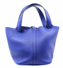 Hermes 63. Hermes Picotin 22cm Blue Electric Ghw A Stamp