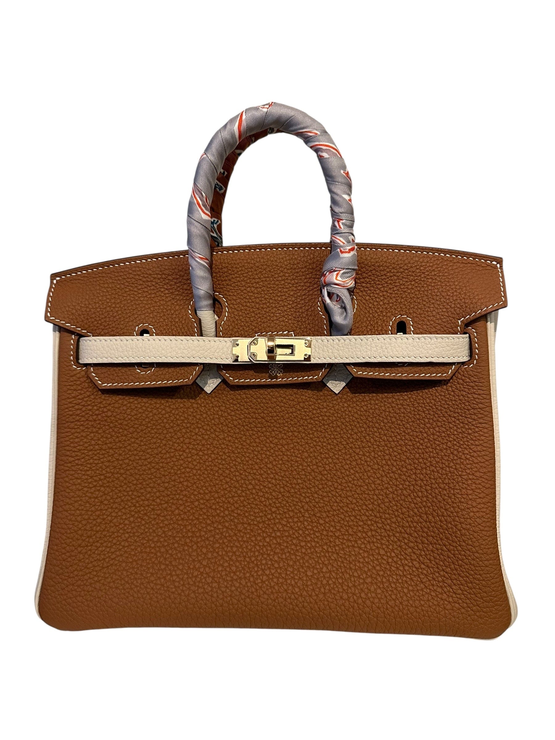 Hermes Hermes Birkin 25 HSS Togo Leather with GHW - Full Set & Unused