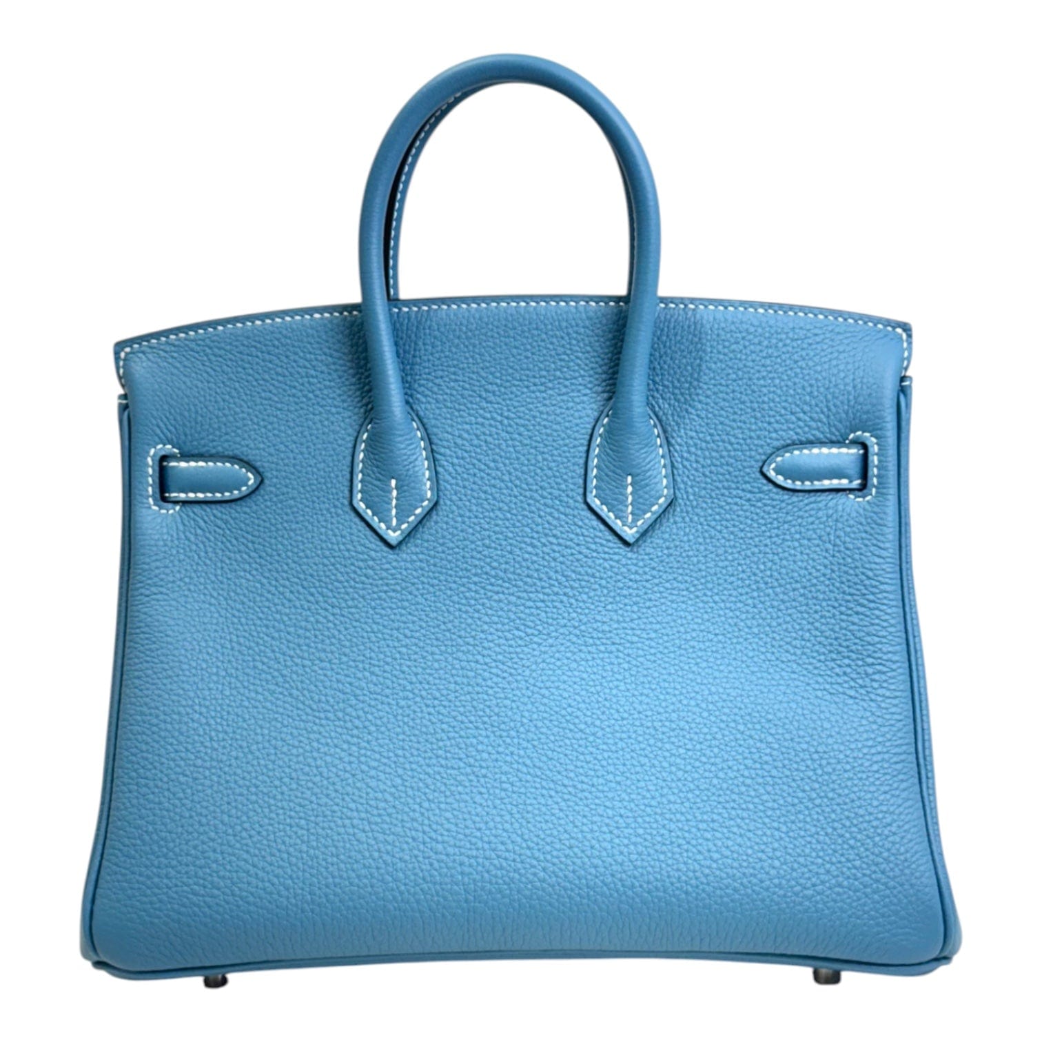 Hermes Hermes Birkin 25cm Blue Jean Togo with PHW - W Stamp