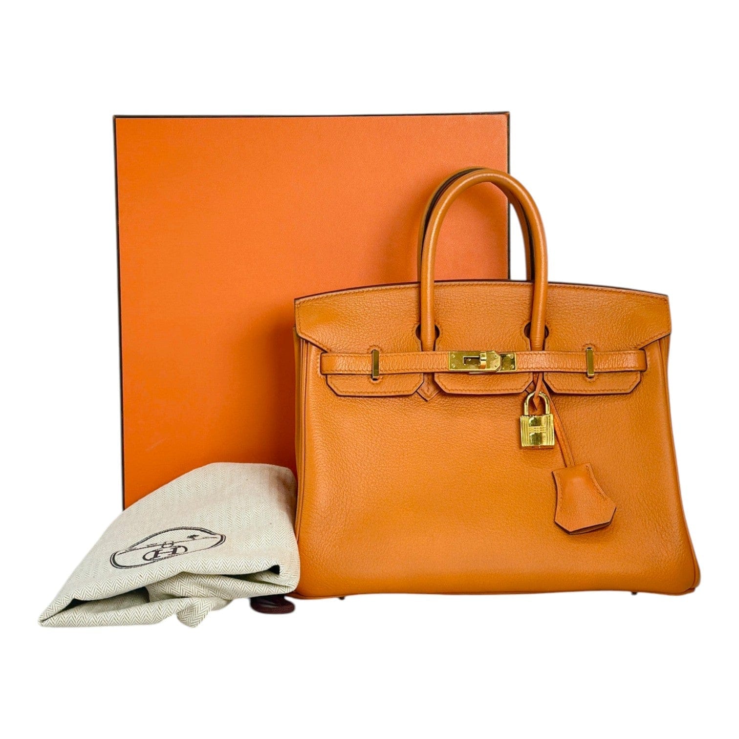 Hermes Hermes Birkin 25cm I9 Abricot TN - Y Stamp
