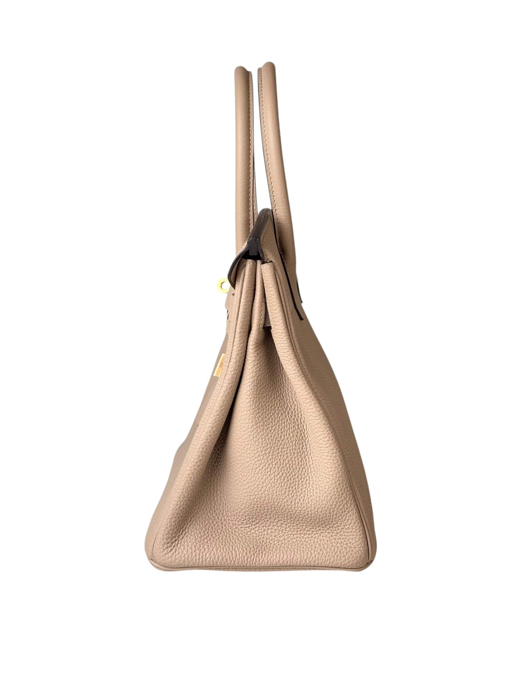 Hermes Hermes Birkin 30cm Bag Togo Gris Tourterelle with GHW