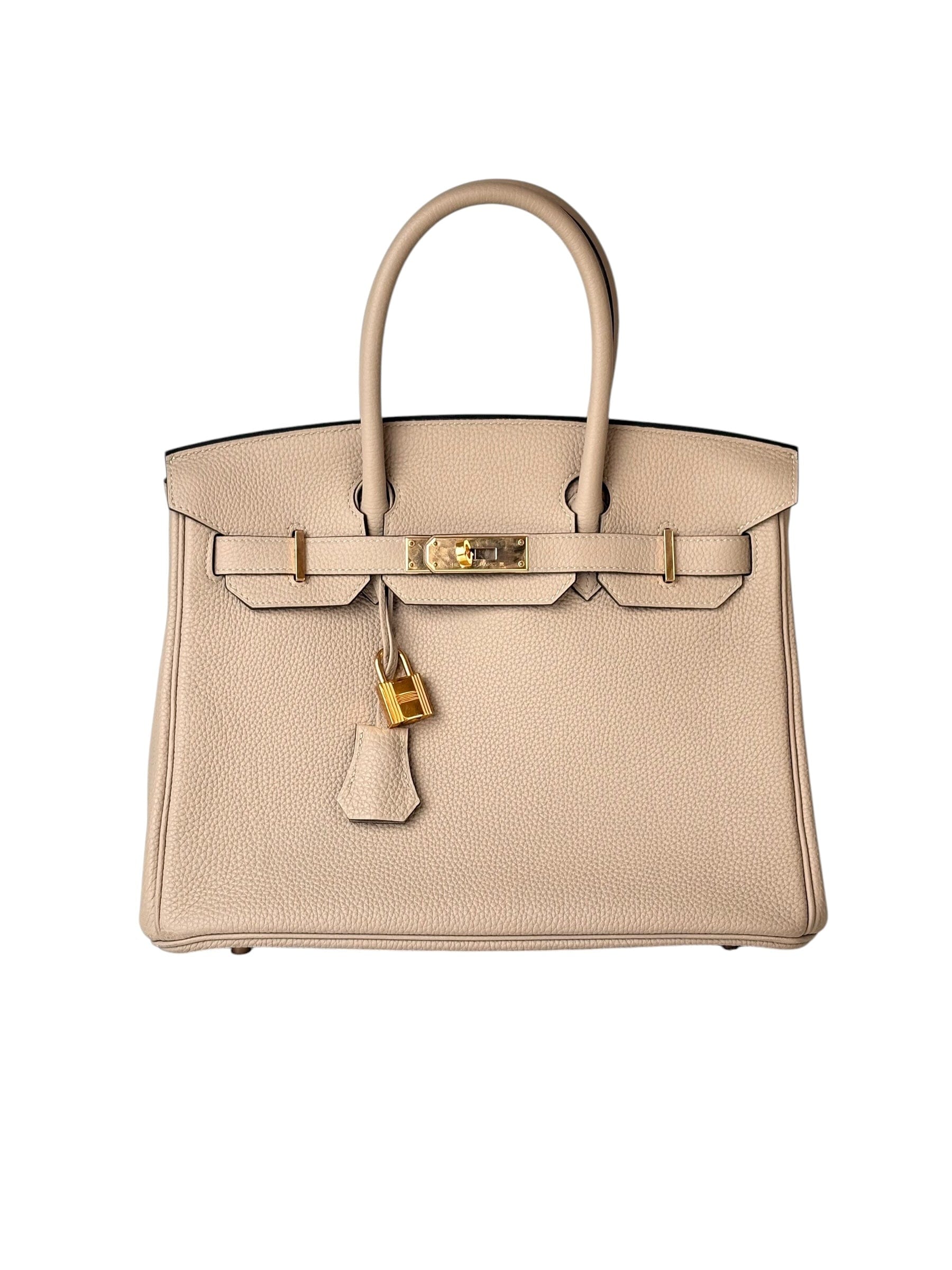 Hermes Hermes Birkin 30cm Bag Togo Gris Tourterelle with GHW