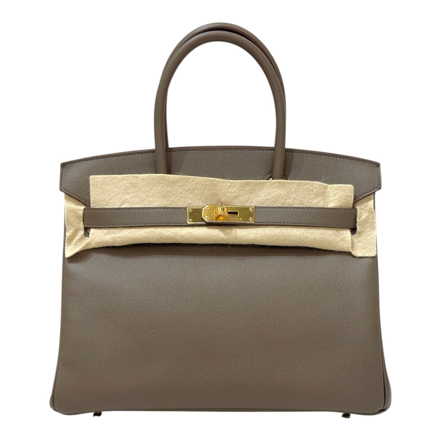Hermes Hermes Birkin 30cm Etoupe with GHW in Epsom Leather