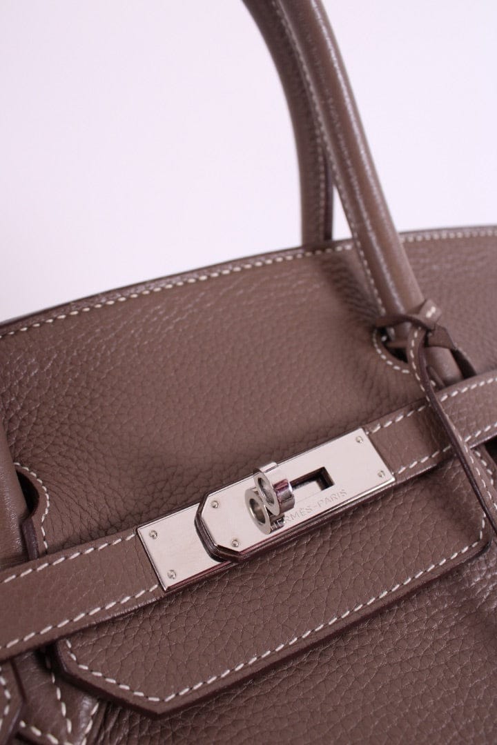 Hermes Hermes Birkin 40cm Retourne Etoupe Togo Leather