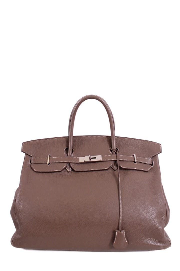 Hermes Hermes Birkin 40cm Retourne Etoupe Togo Leather