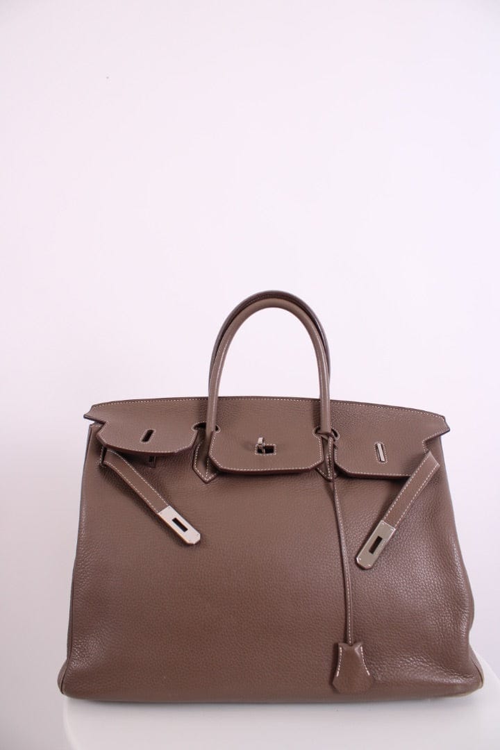Hermes Hermes Birkin 40cm Retourne Etoupe Togo Leather
