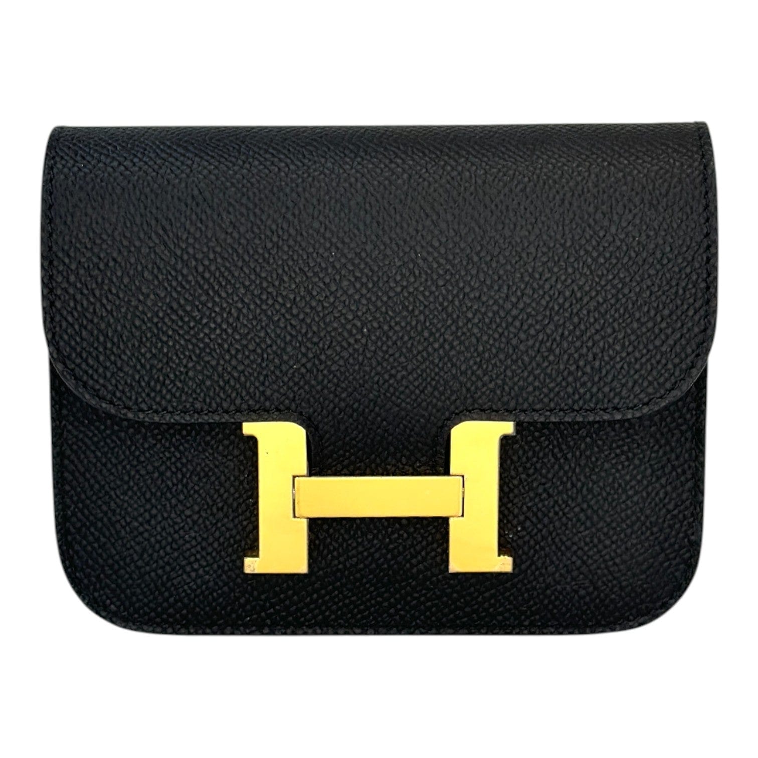 Hermes Hermes Black Constance Slim Epsom with GHW