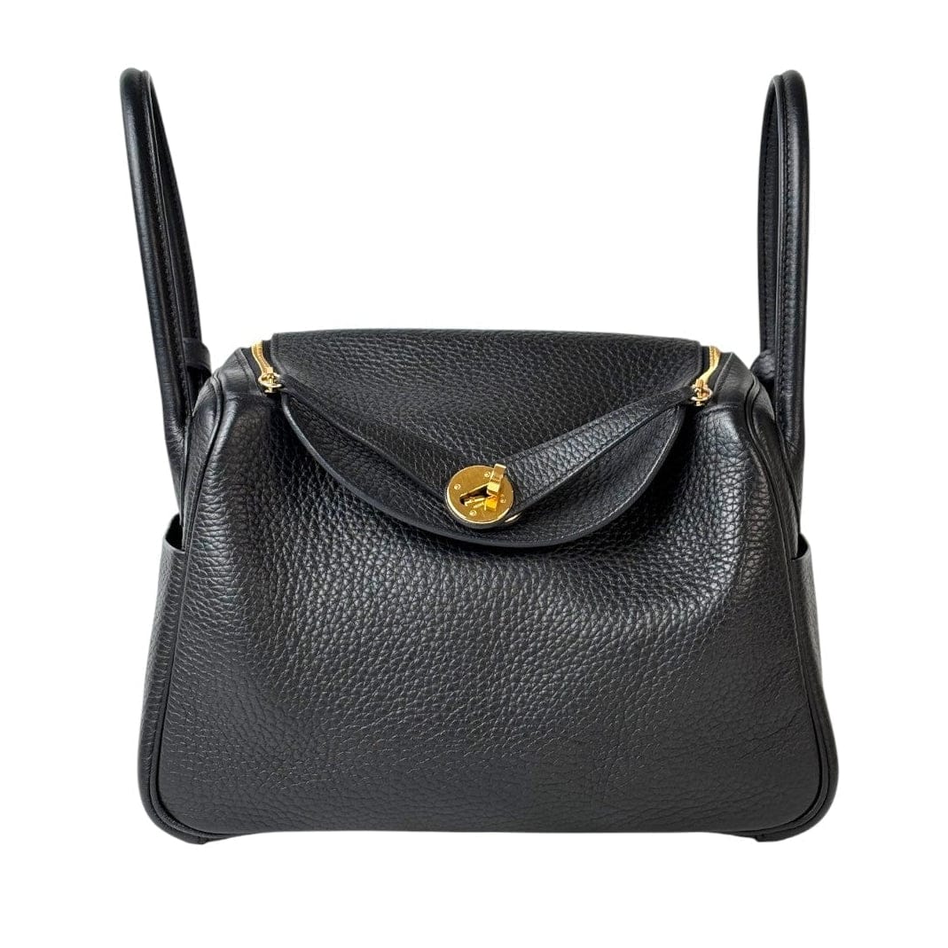 Hermes Hermes Black Lindy 26cm Bag in Clemence - B Stamp